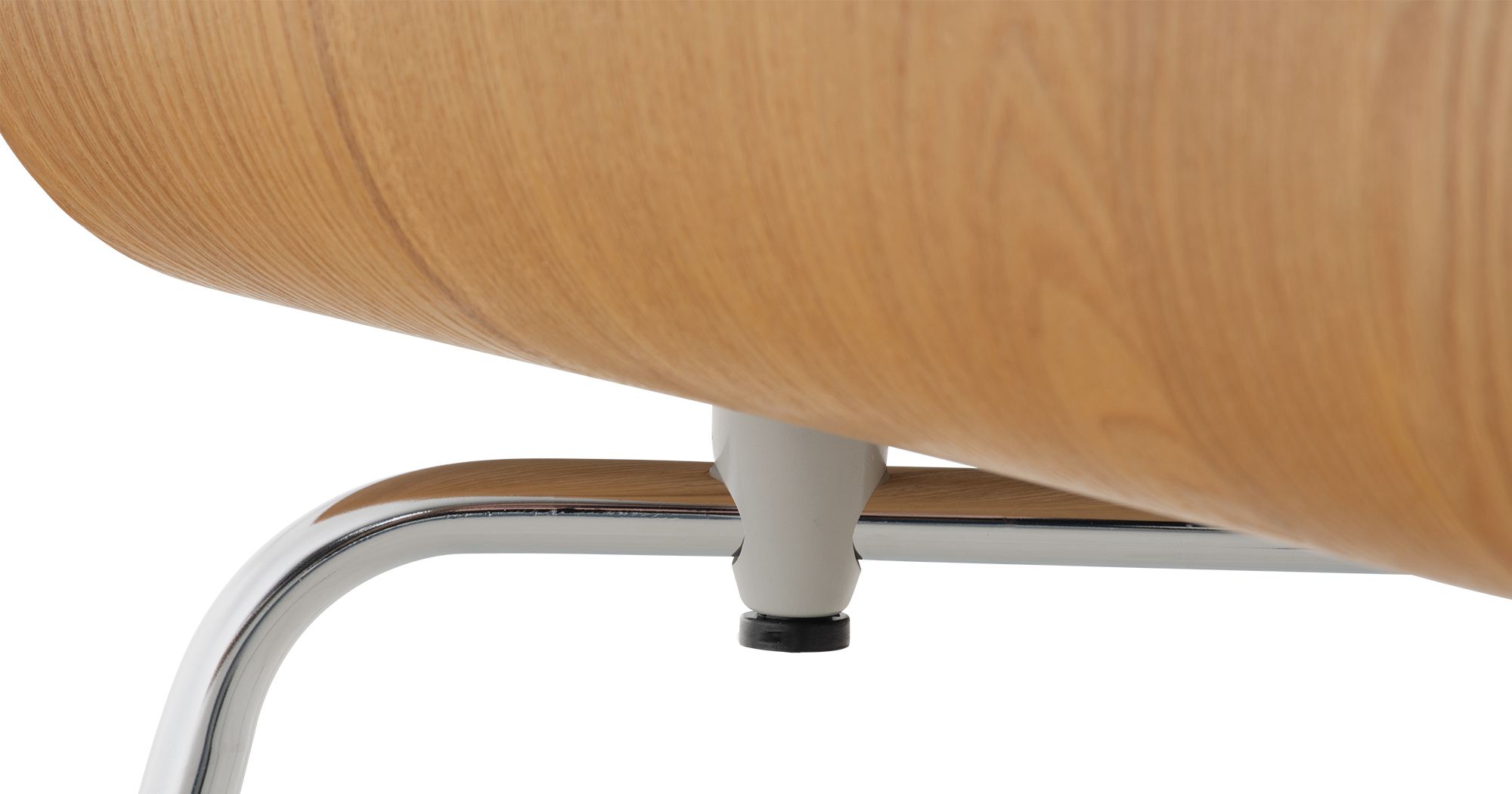 Chaise en bois avec piètement en métal PEPE Chêne