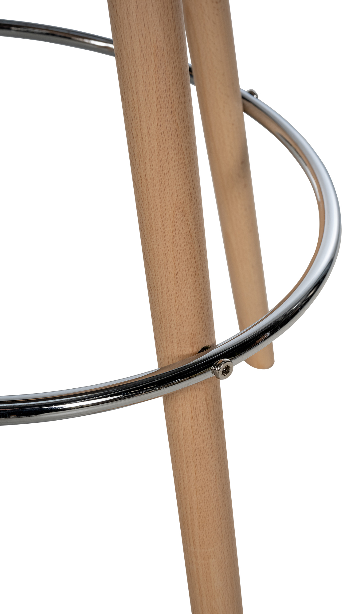 Tabouret de bar Corbin Tissu Rond