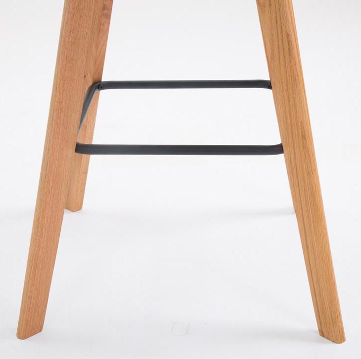 Lot de 2 tabourets de bar Metz en similicuir