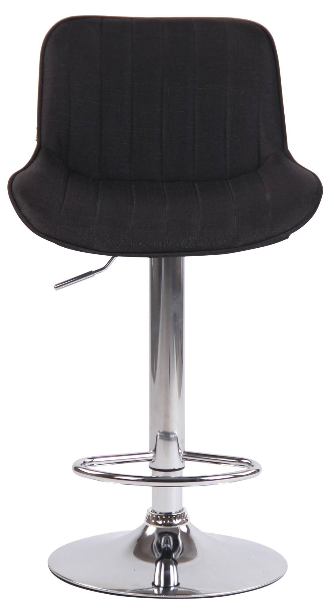 Lot de 2 Tabourets de bar Lentini en Tissu Pied trompette en Métal