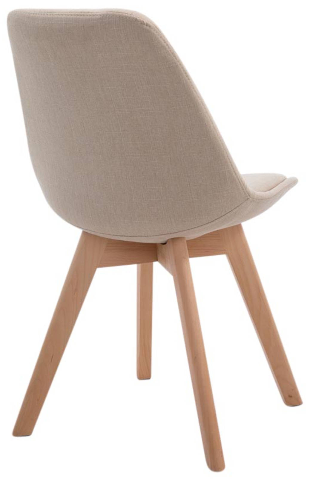 Lot de 4 chaises de salle à manger Borneo V2 en Tissu