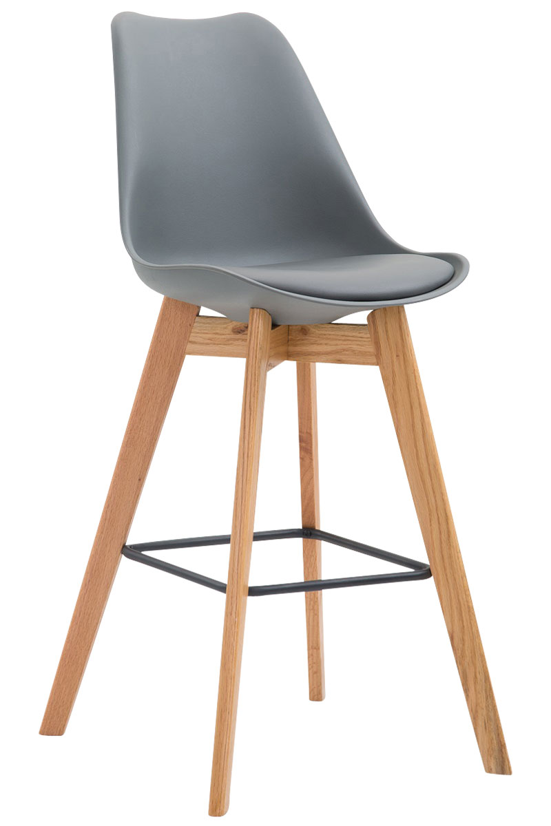 Tabouret de bar Metz à coque plastique
