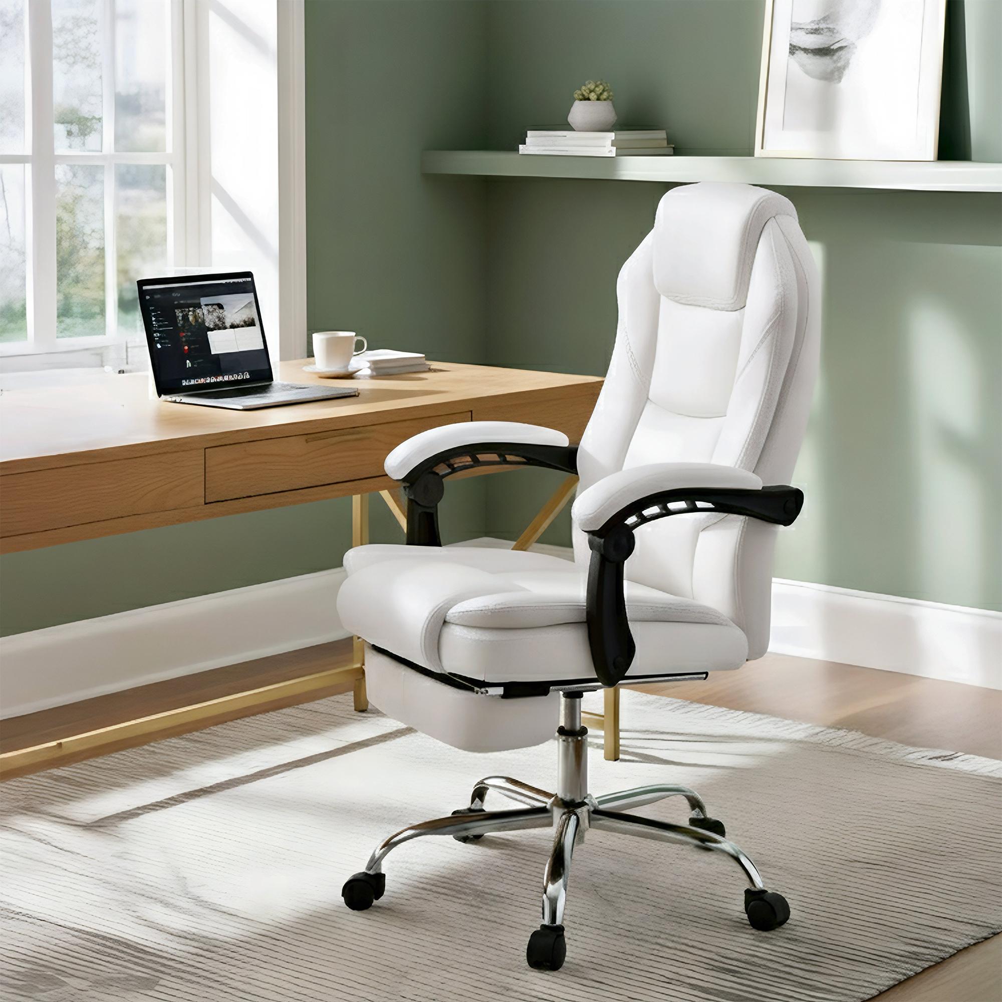 Chaise de bureau Castle en similicuir