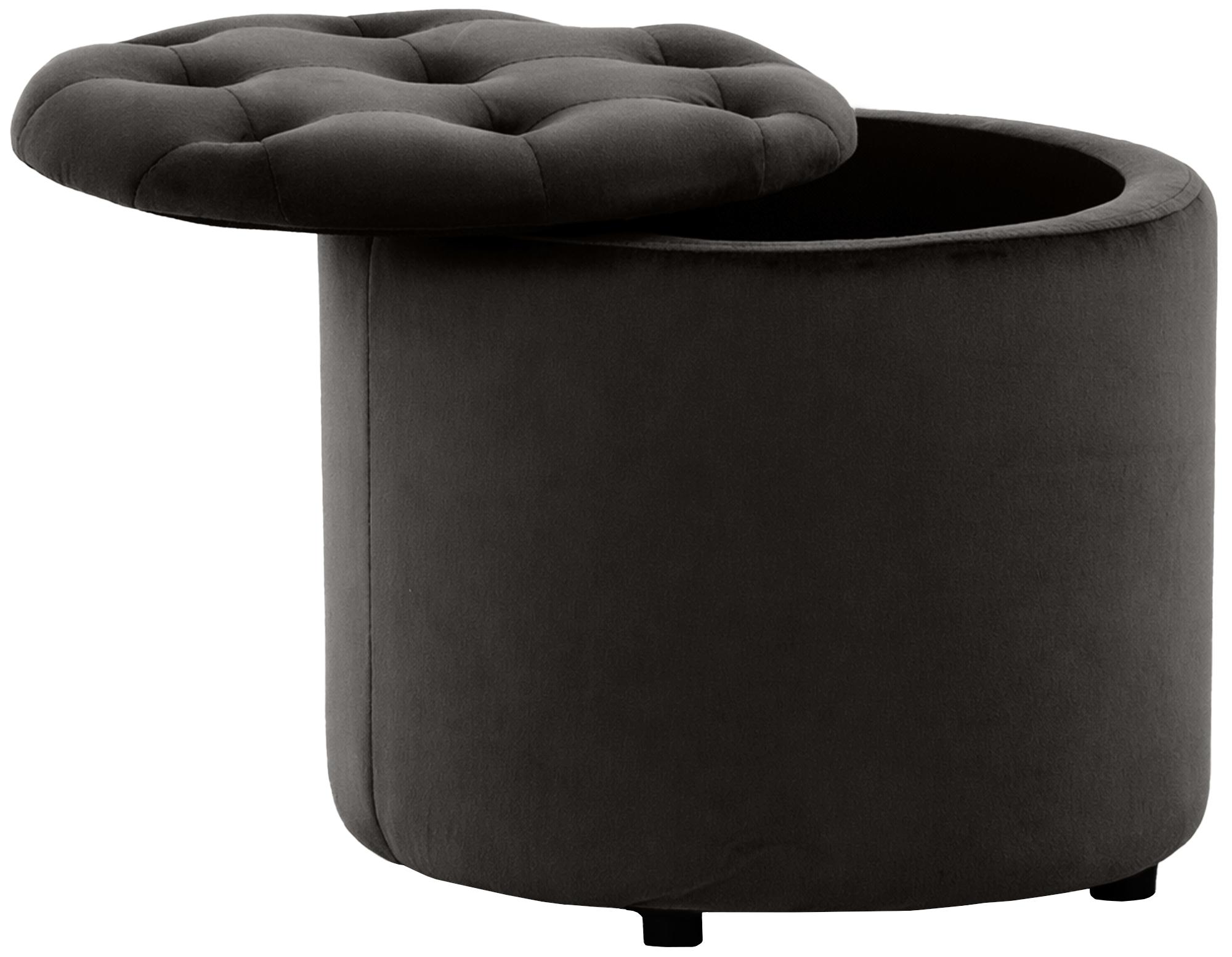 Tabouret Pantin en velours