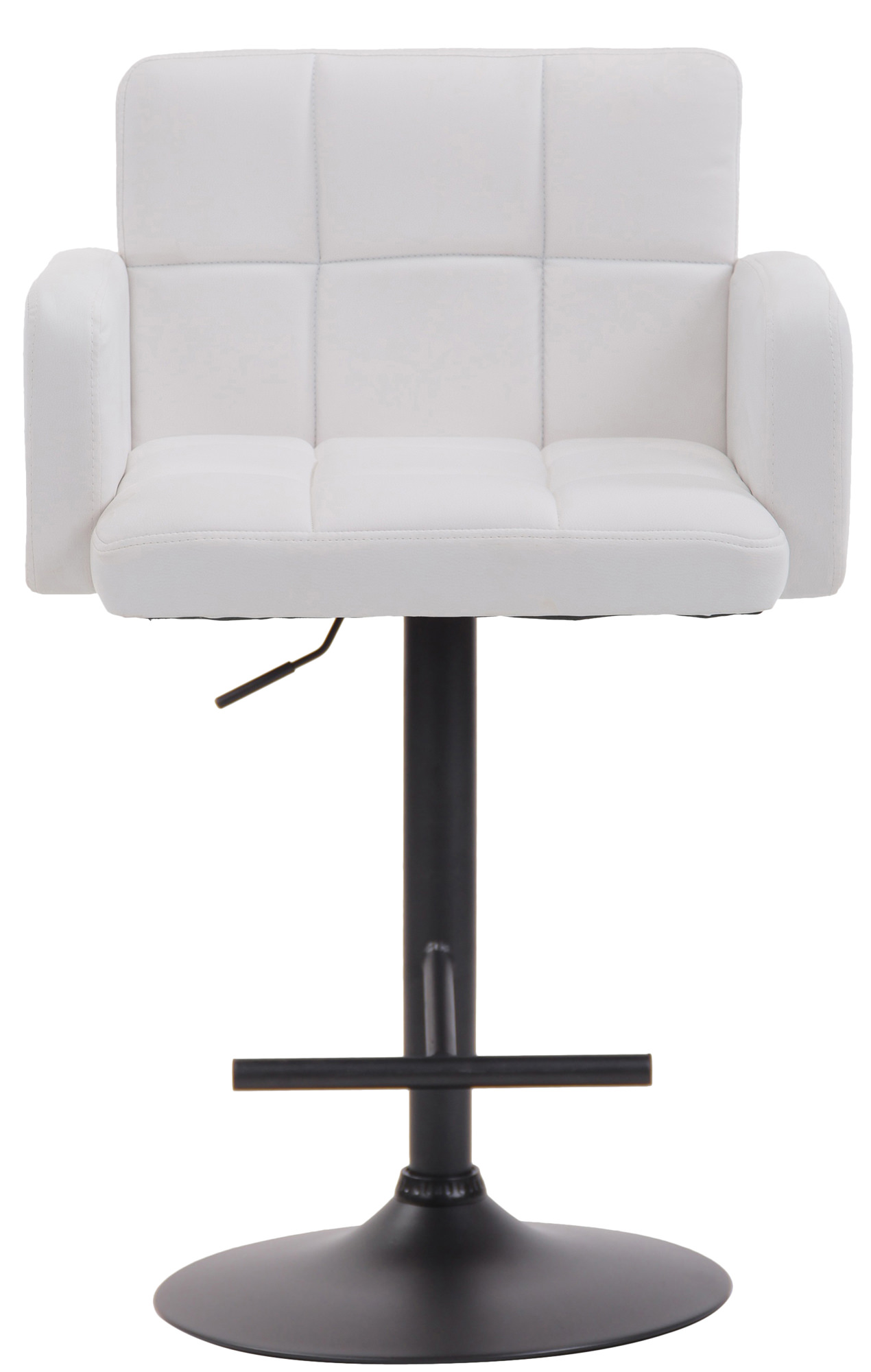 Tabouret de bar Los Angeles similicuir avec pied en métal