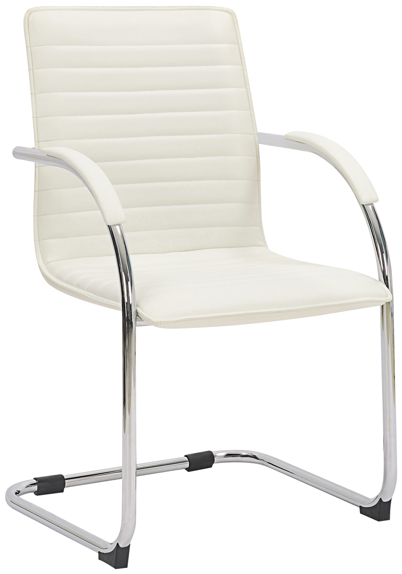 Lot de 2 chaises visiteurs Tira similicuir