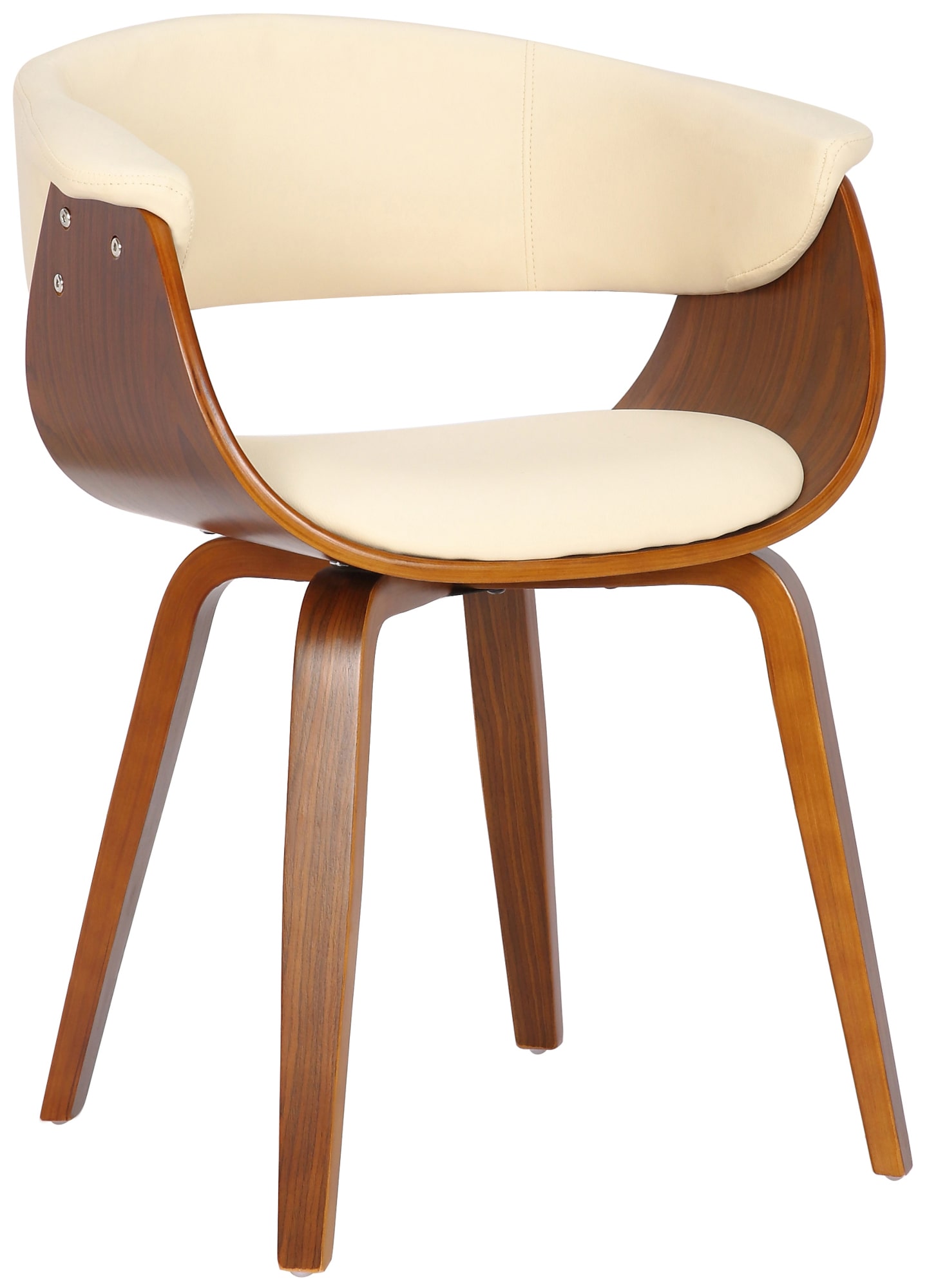 Chaise de salle à manger Bruce en similicuir