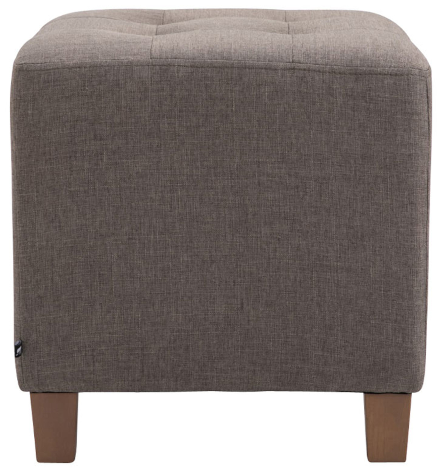 Lot de 2 tabourets bas Pharao en tissu