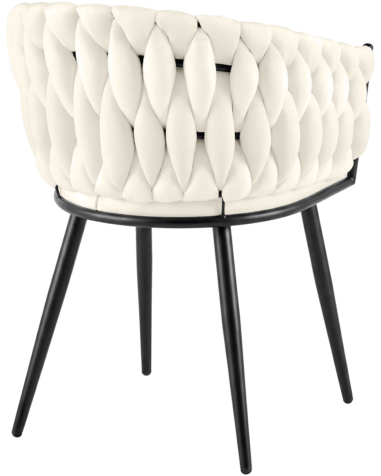 Chaise de salle a manger Molise velours