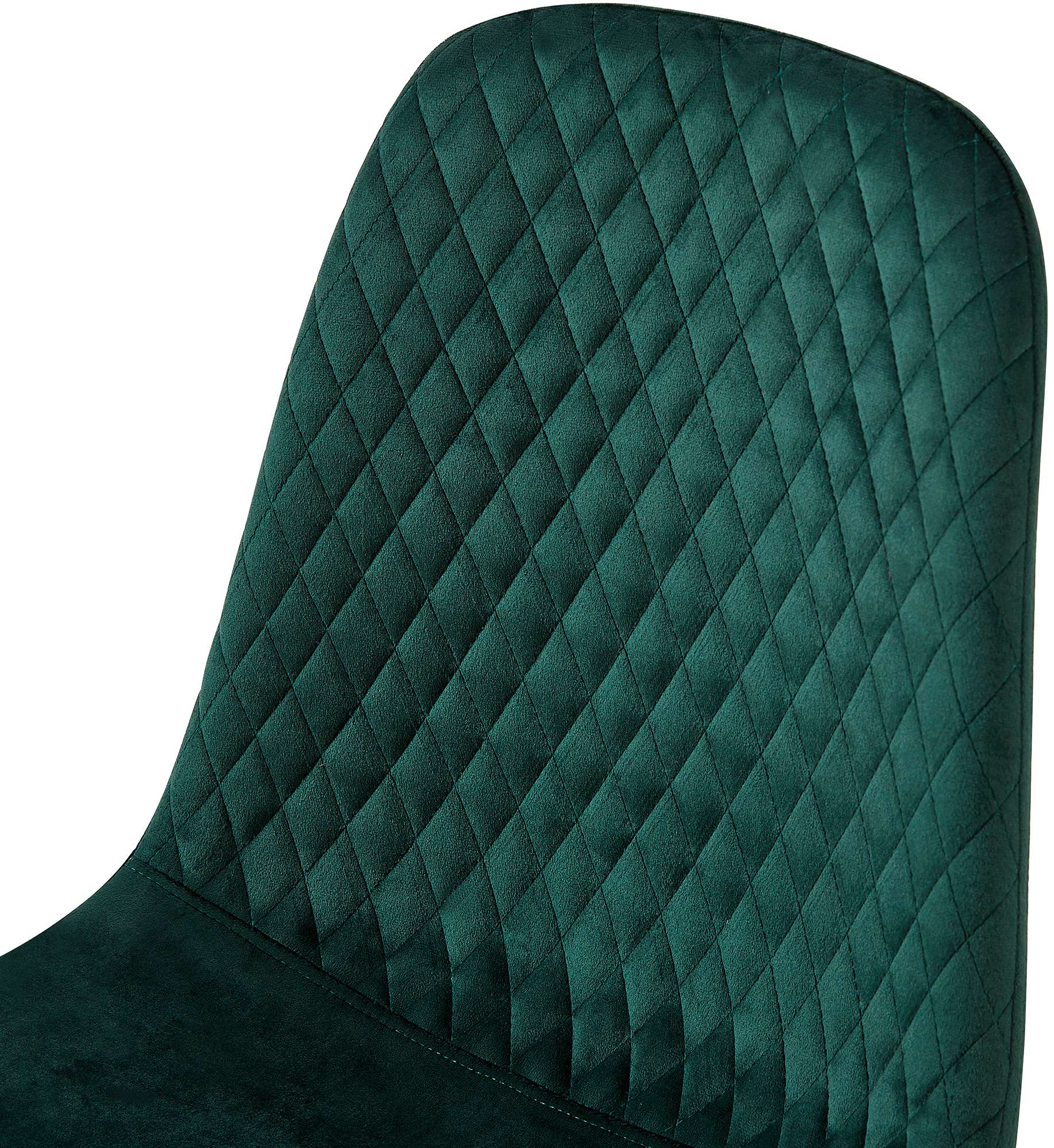 Lot de 4 Chaises de salle à manger Giverny avec Piètement en métal noir