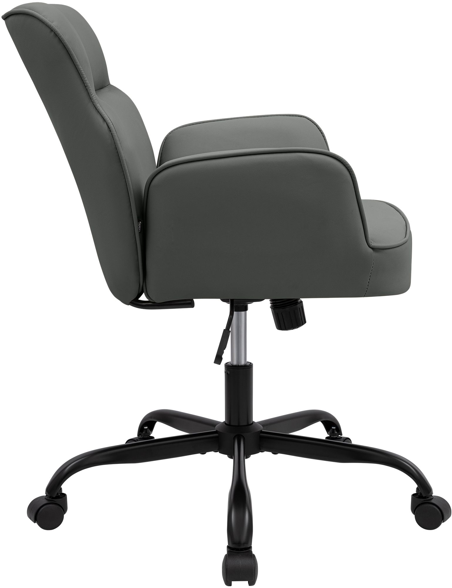 Chaise de bureau Amado aspect cuir
