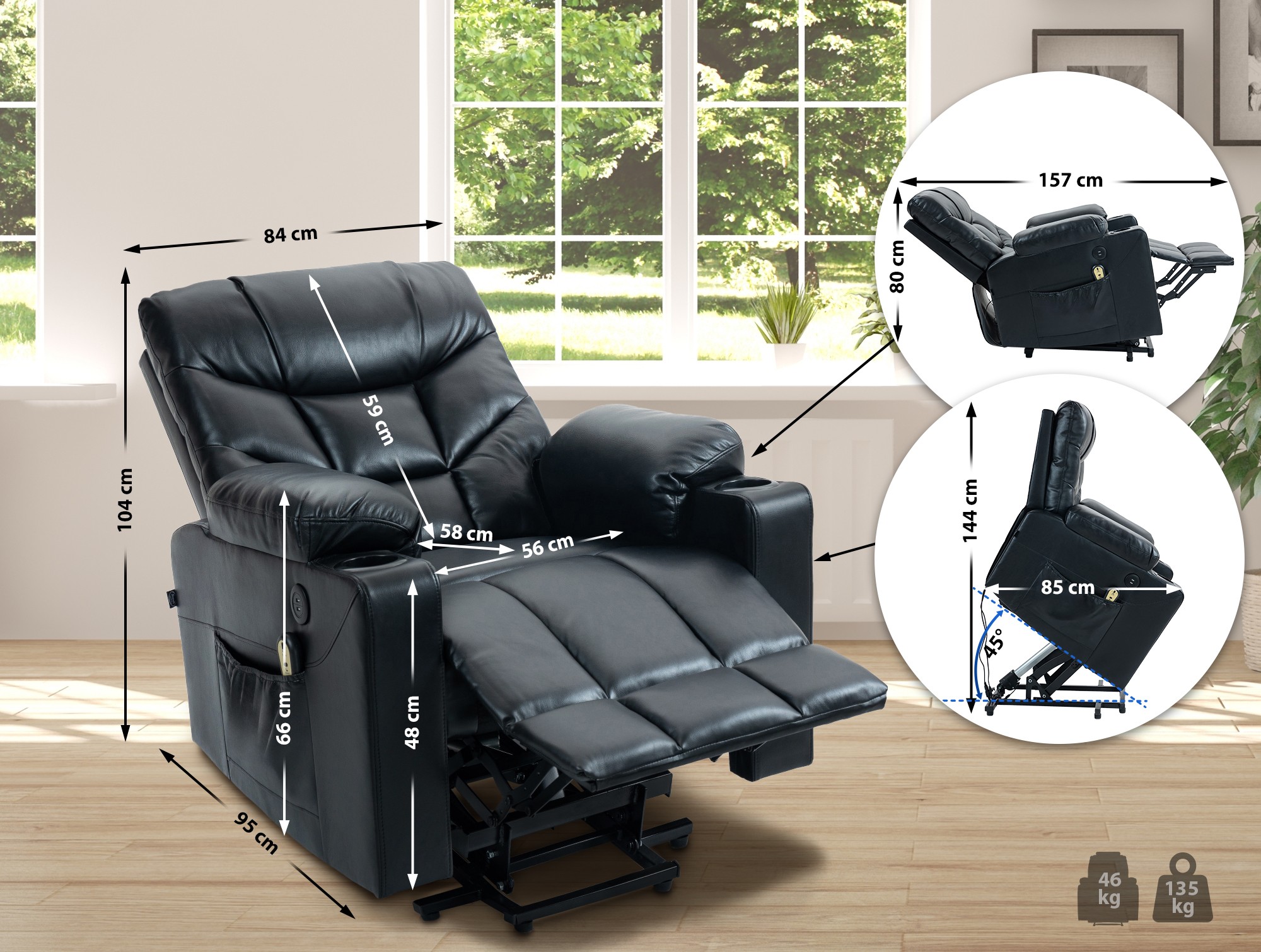 Fauteuil Andover
