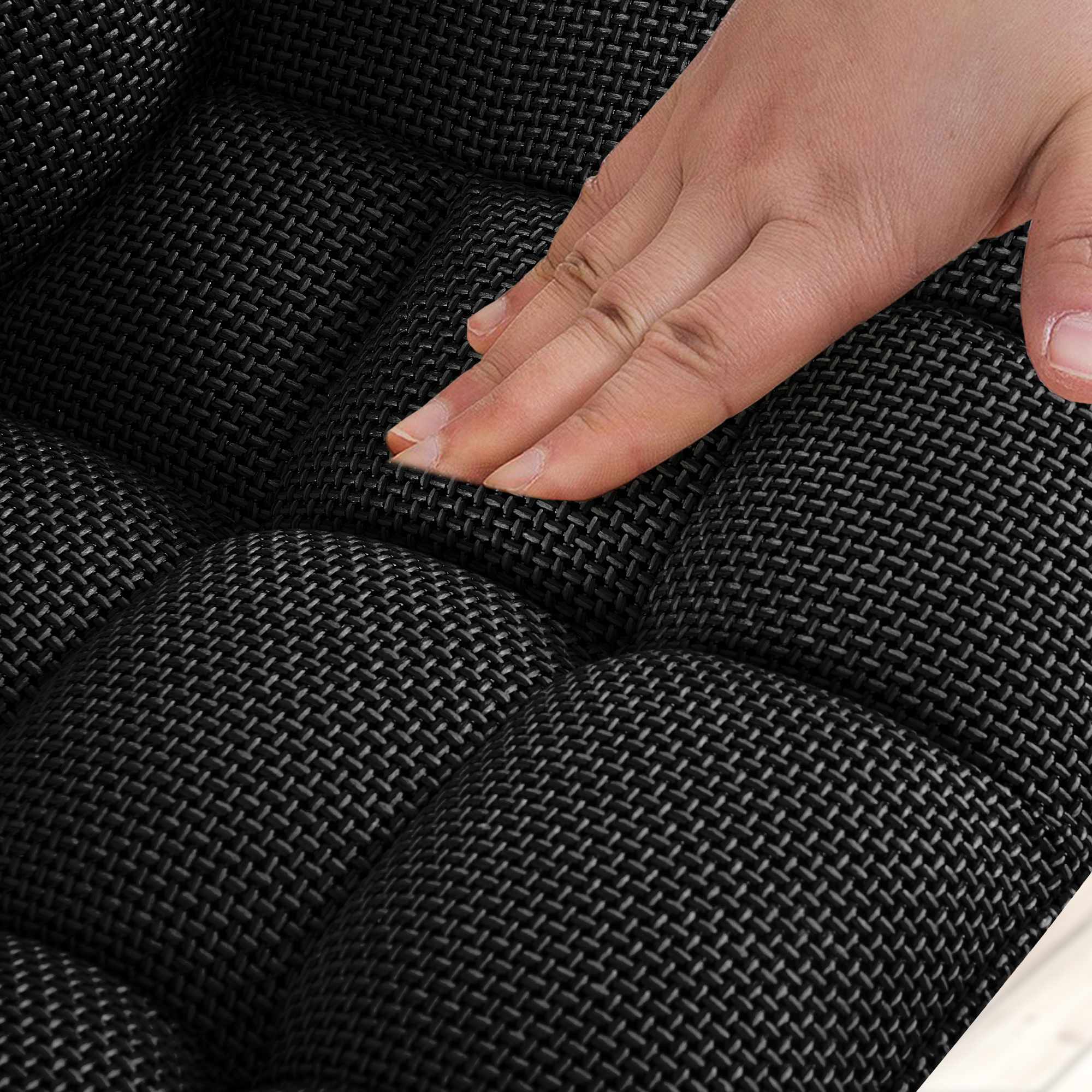 4 x Chaise Saranda en Tissu avec matellassage élégant