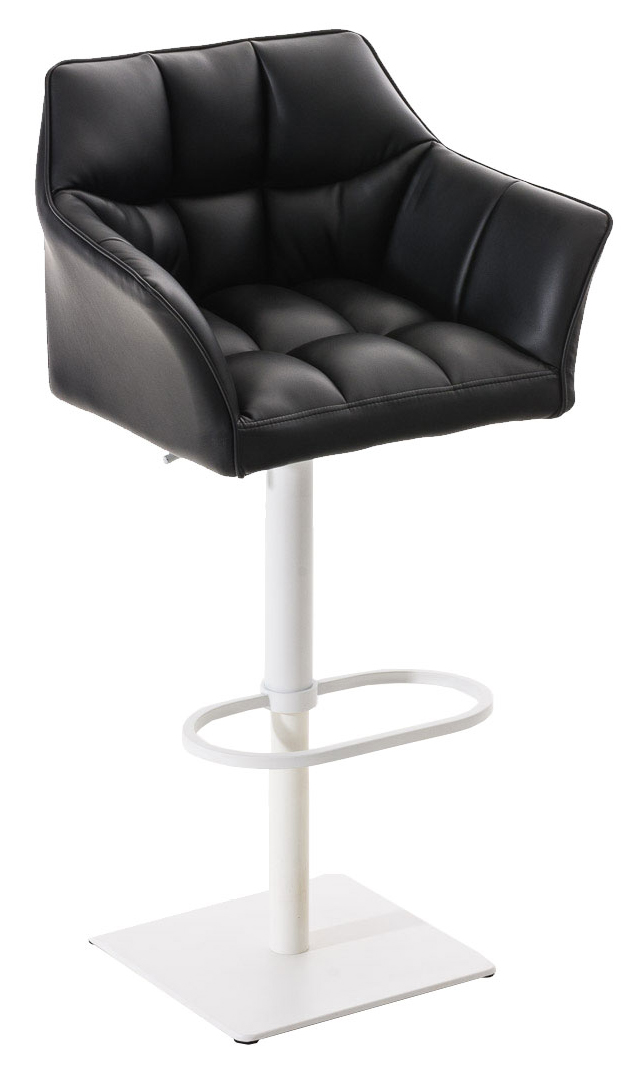 Lot de 2 tabourets de bar Damaso en similicuir