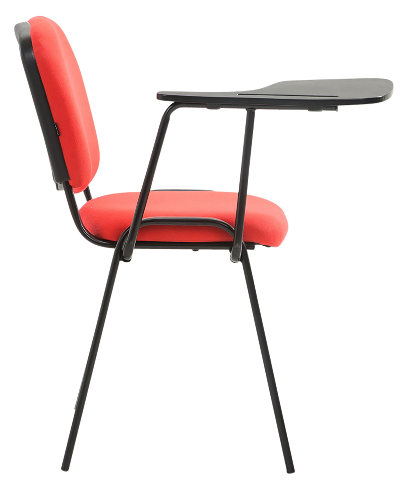 Lot de 4 Chaises Ken en tissu avec tablette rabattable