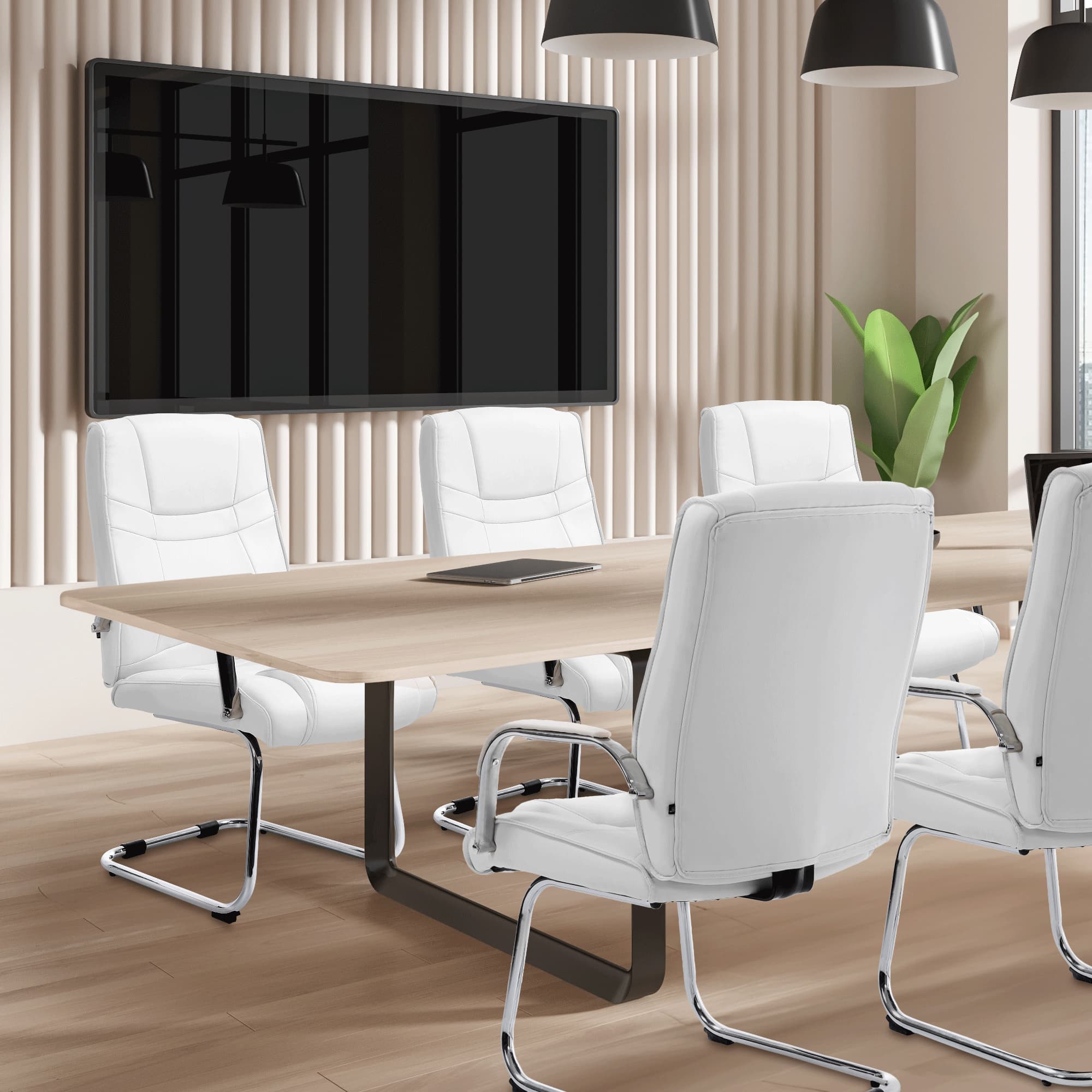 Chaise visiteur Attila similicuir