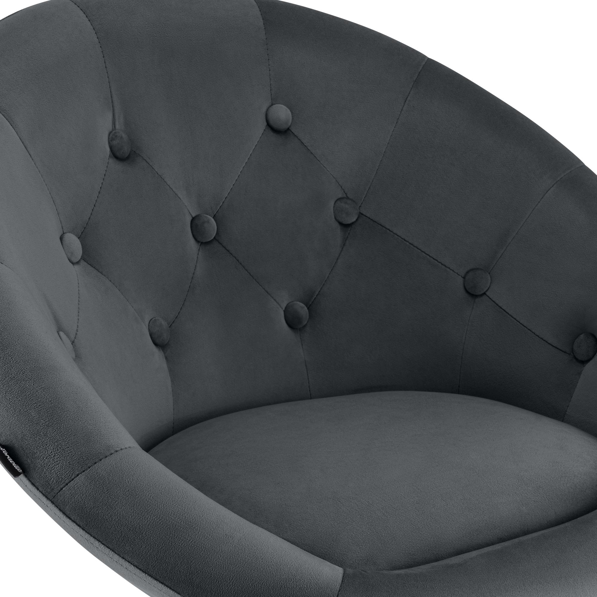 Tabouret de bar London en velours