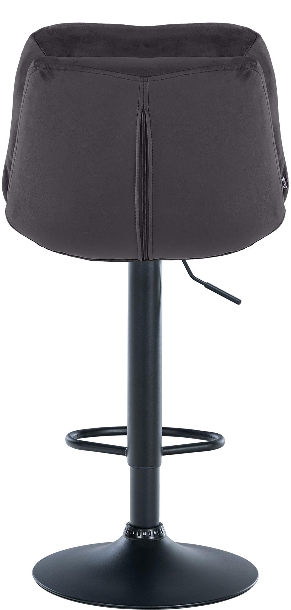 Tabouret de bar Laurel velours