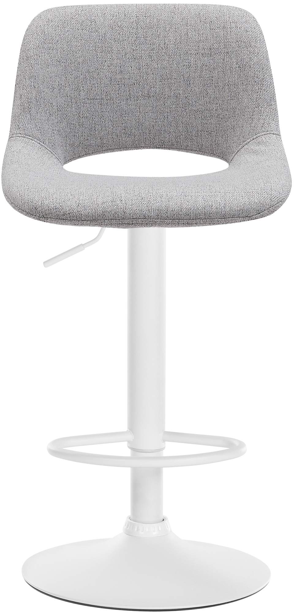 Lot de 2 tabourets de bar Camden tissu