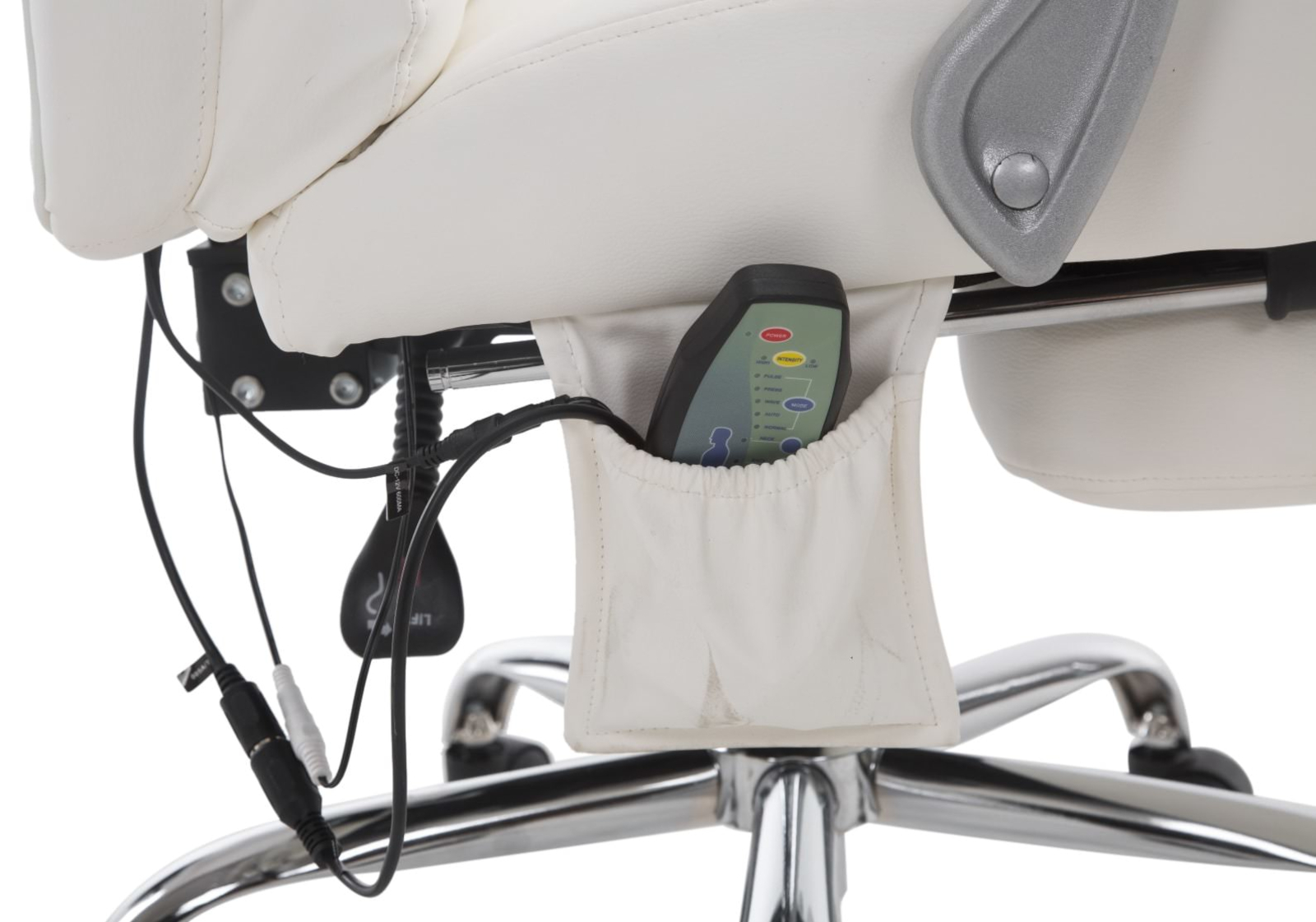 Fauteuil de bureau Pacific en similicuir avec une fonction massage