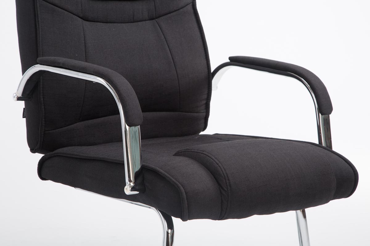Chaise visiteur Attila tissu