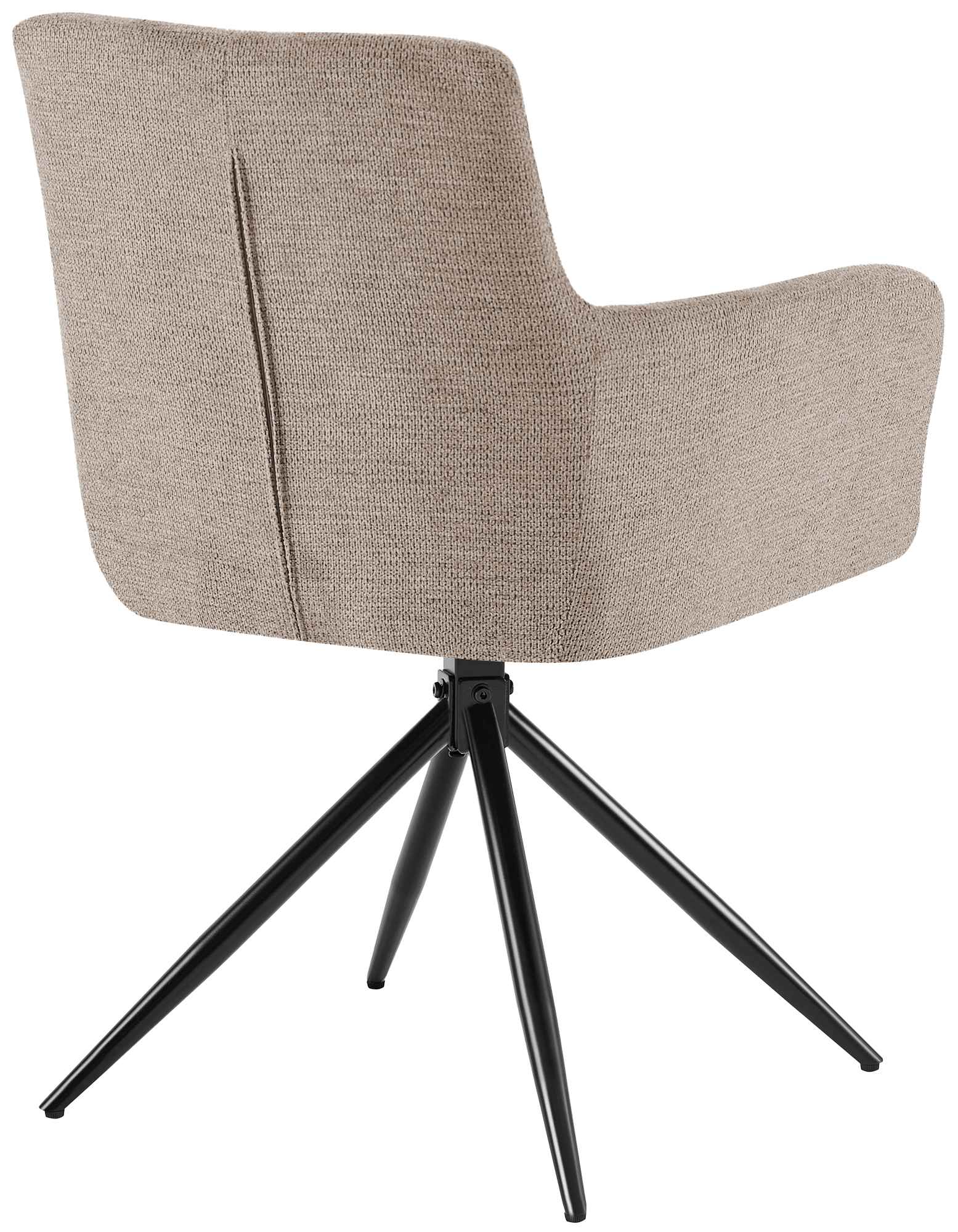 Lot de 2 chaises de salle à manger Jonah en tissu