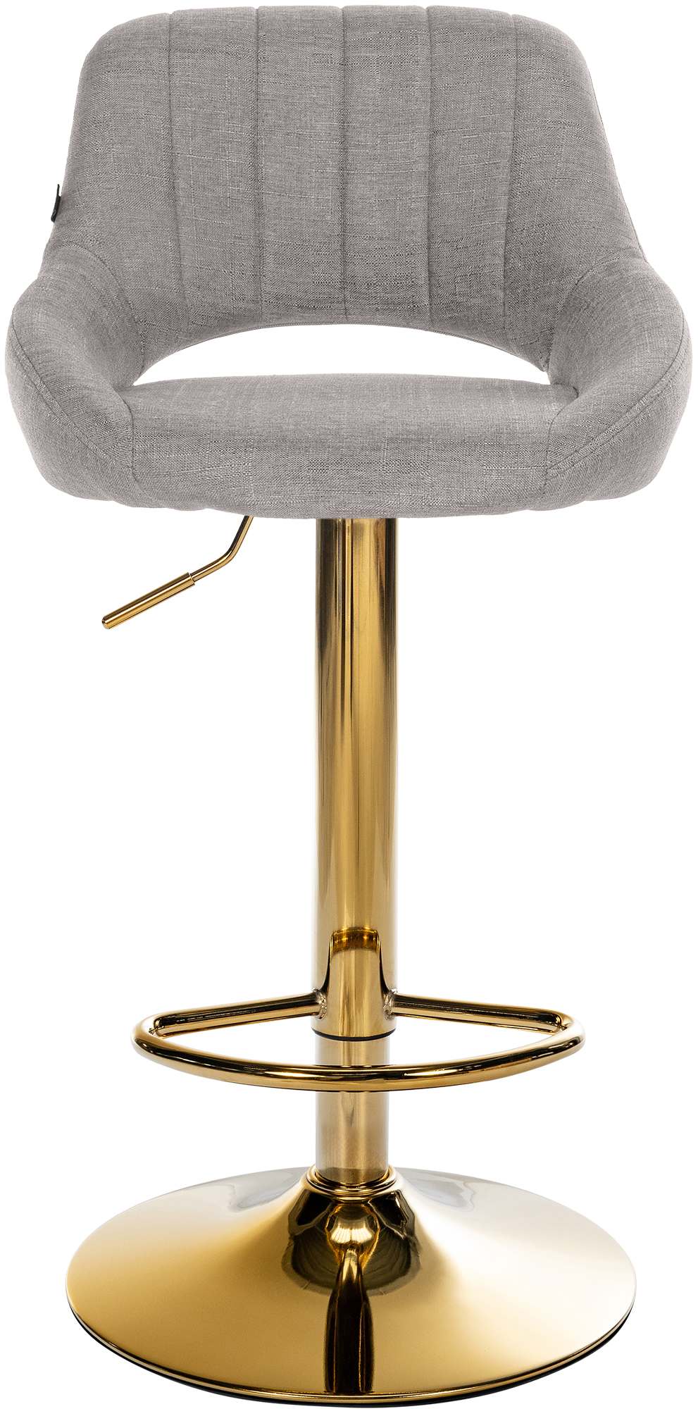 Lot de 2 tabourets de bar Milet en tissu