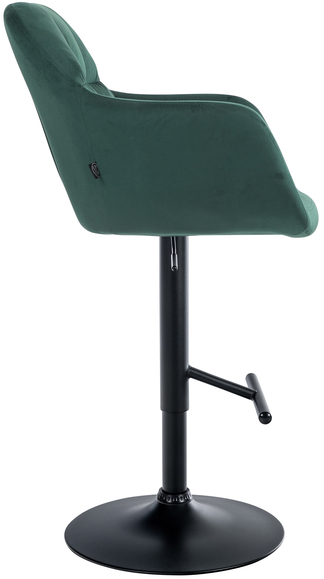 Tabouret de bar Natoma velours