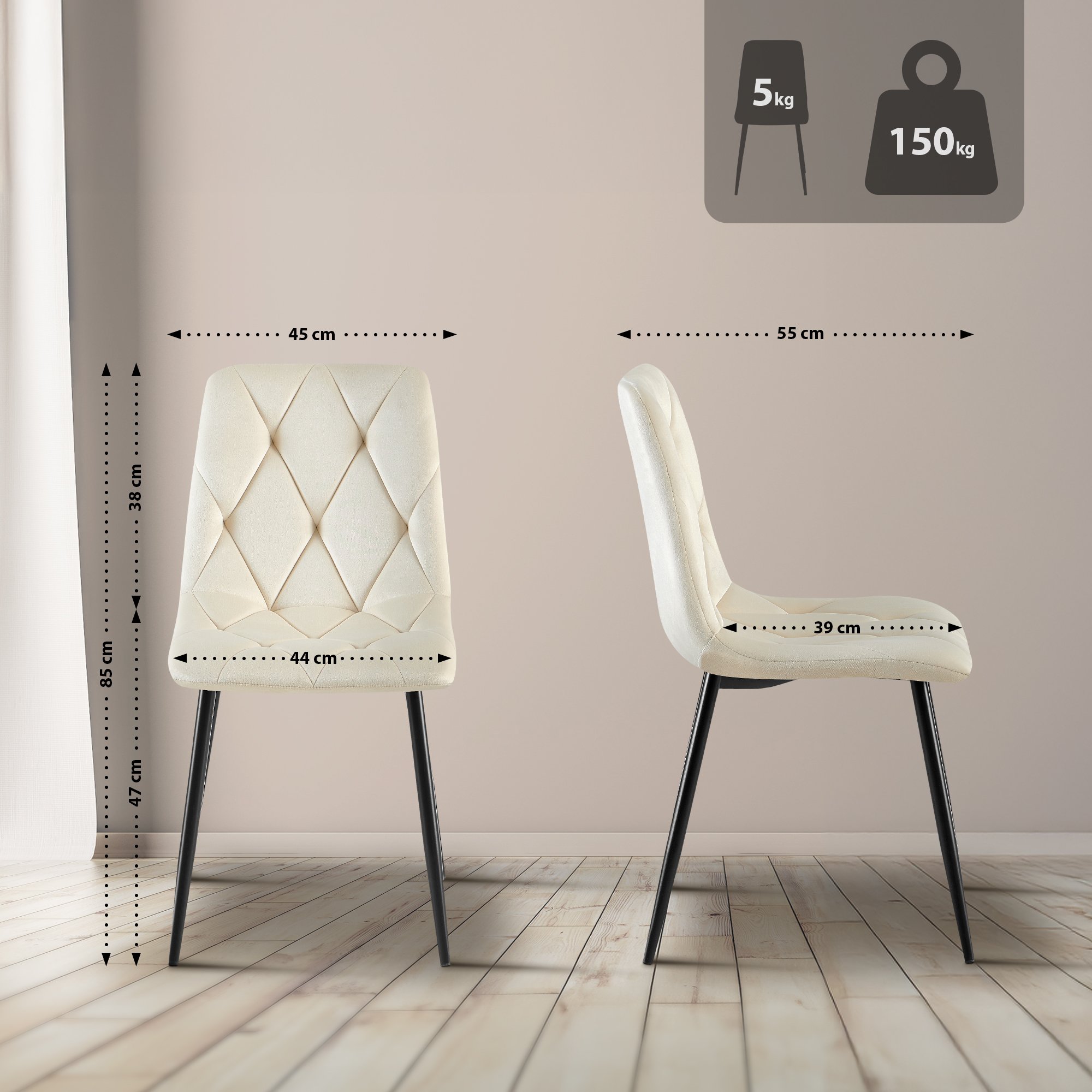 Chaise de salle à manger Clairton