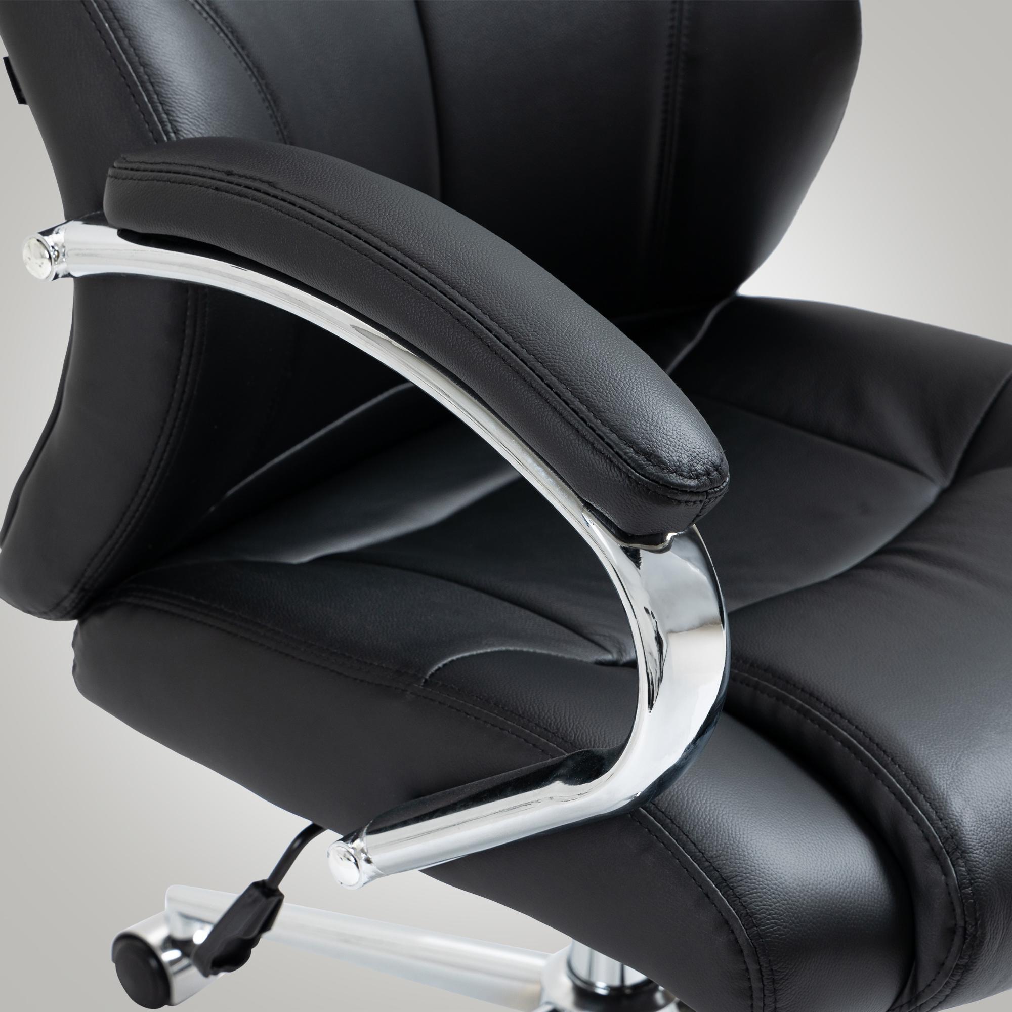 Chaise de bureau Salford cuir véritable