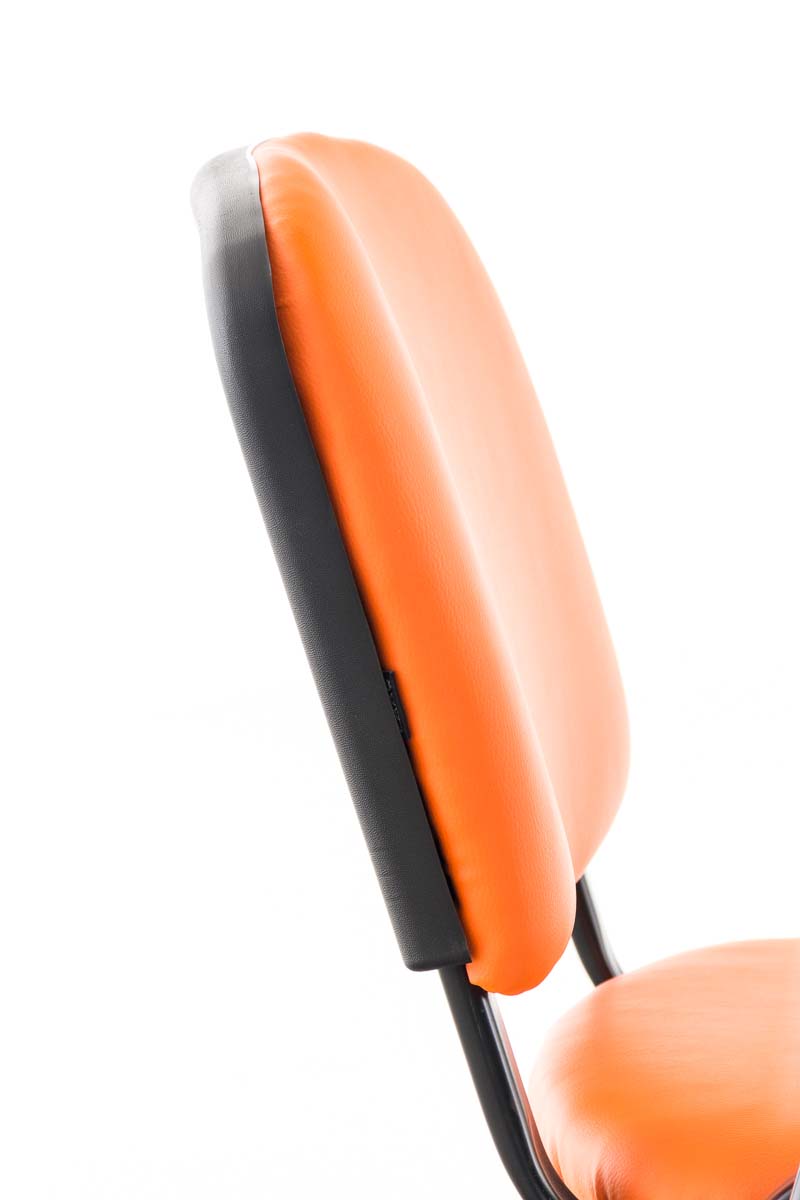 Chaise Ken en similicuir avec tablette rabattable