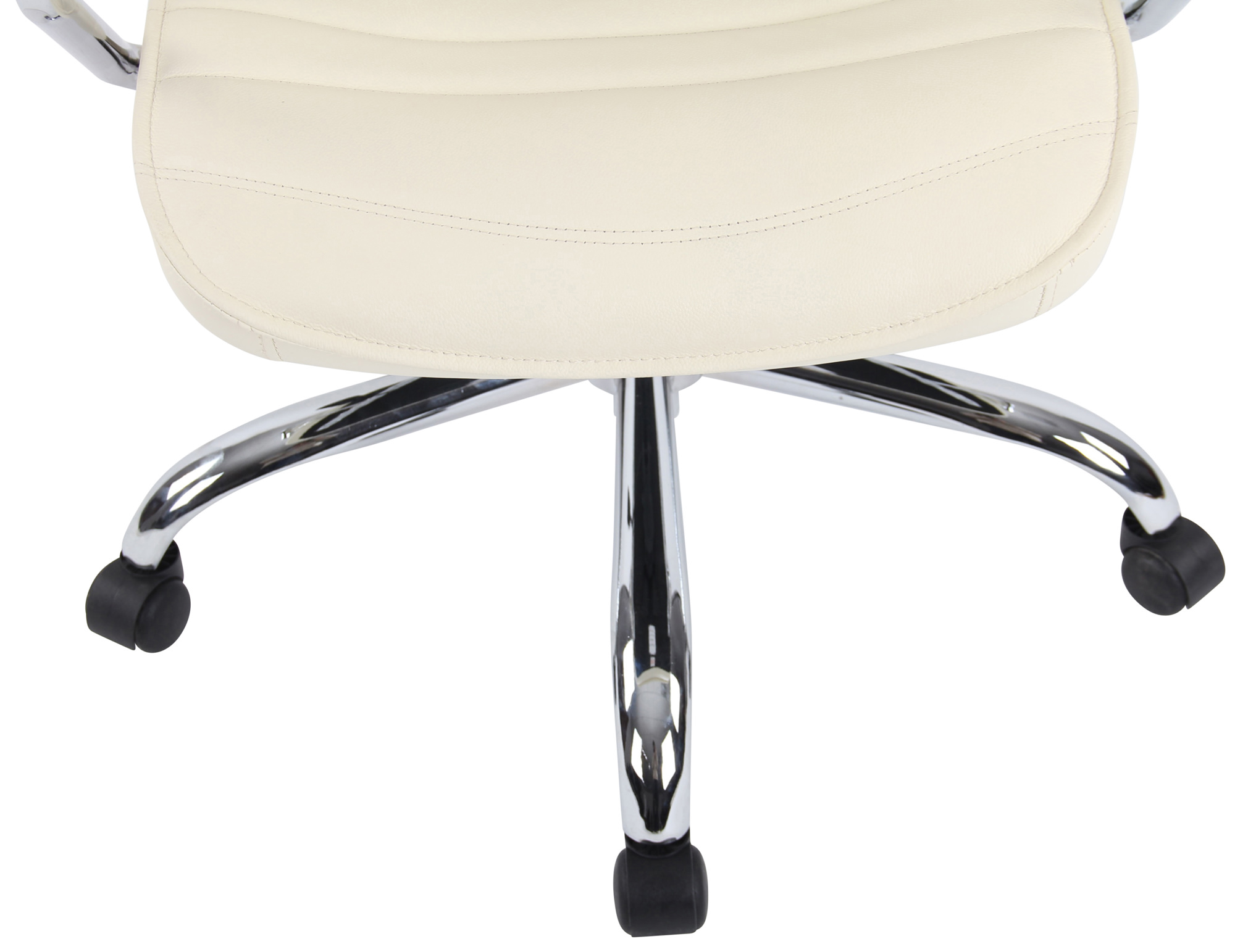 Fauteuil de bureau  Rako en véritable cuir ajustable et pivotant