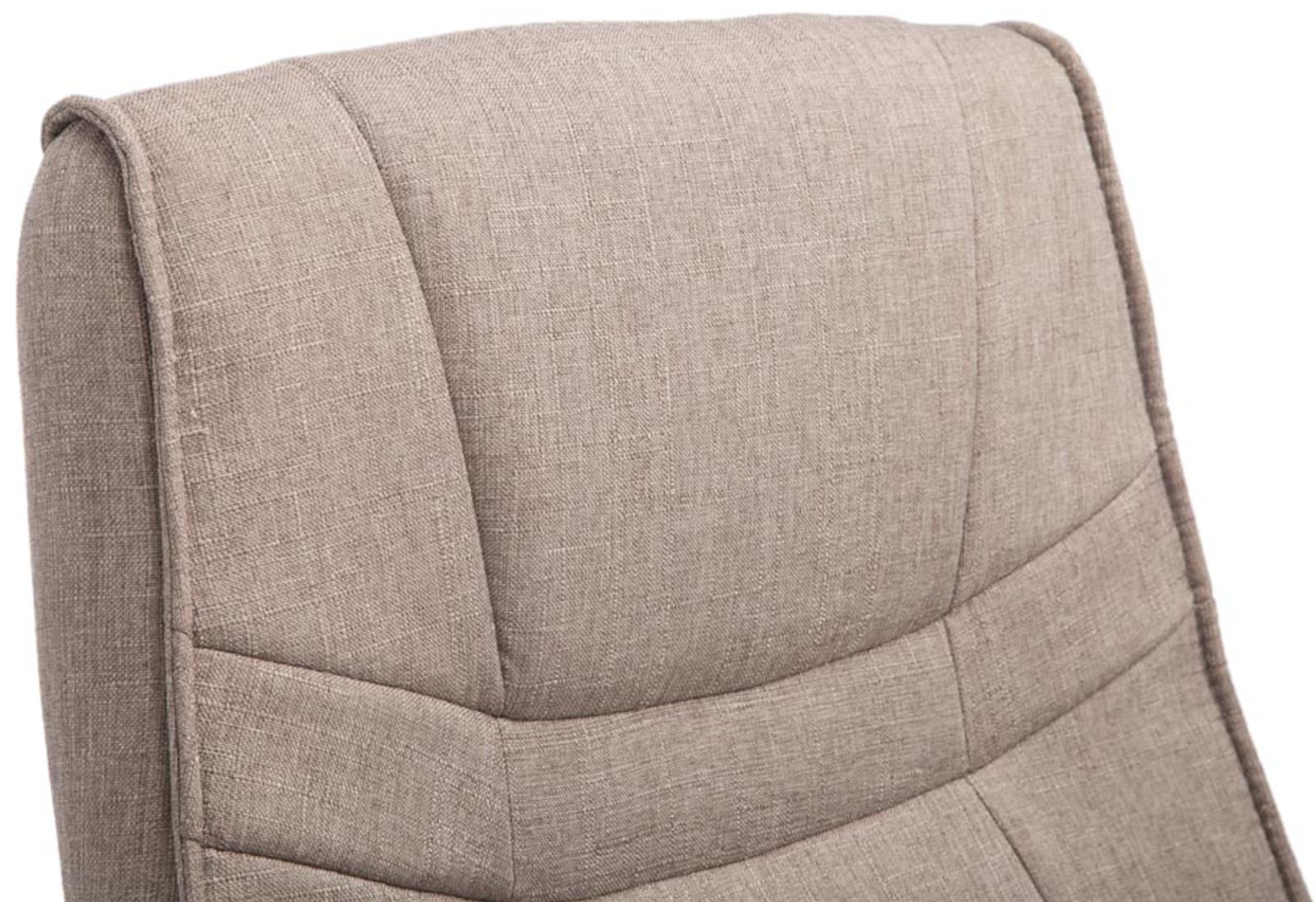 Lot de 2 Chaises Cantilever Attila en tissu avec accoudoirs