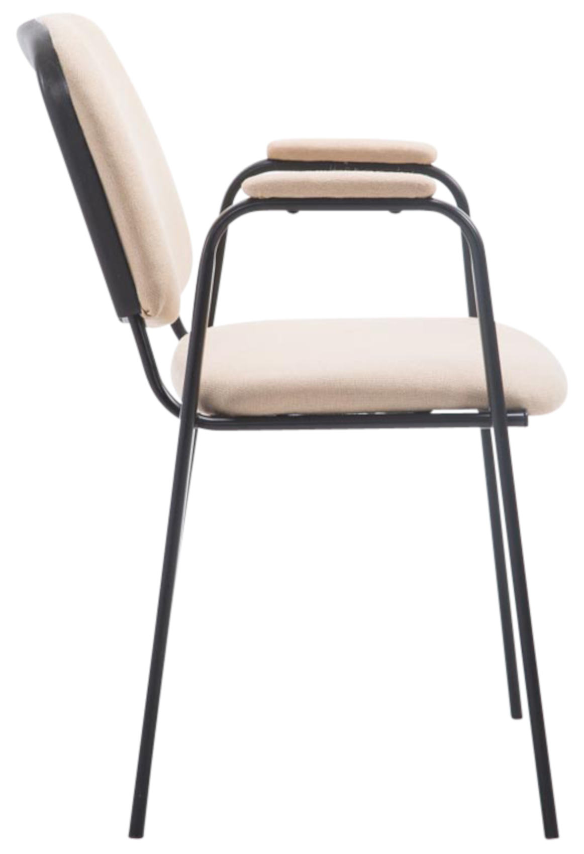 Lot de 4 Chaises Empilables Ken Pro en Tissu