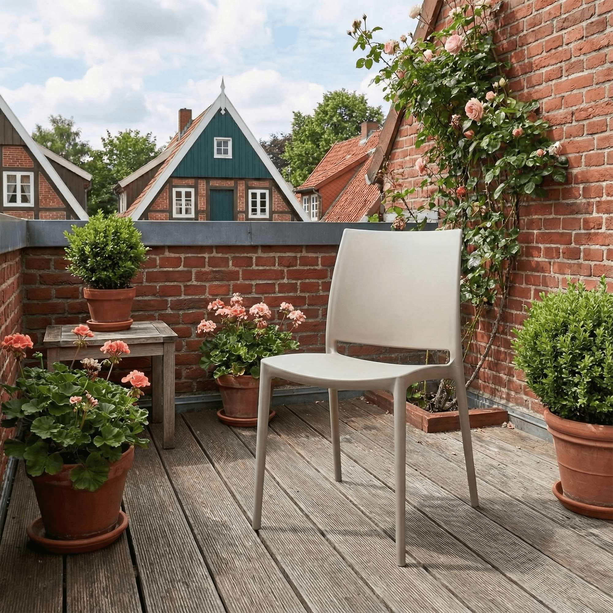 Lot de 2 chaises de jardin Meton