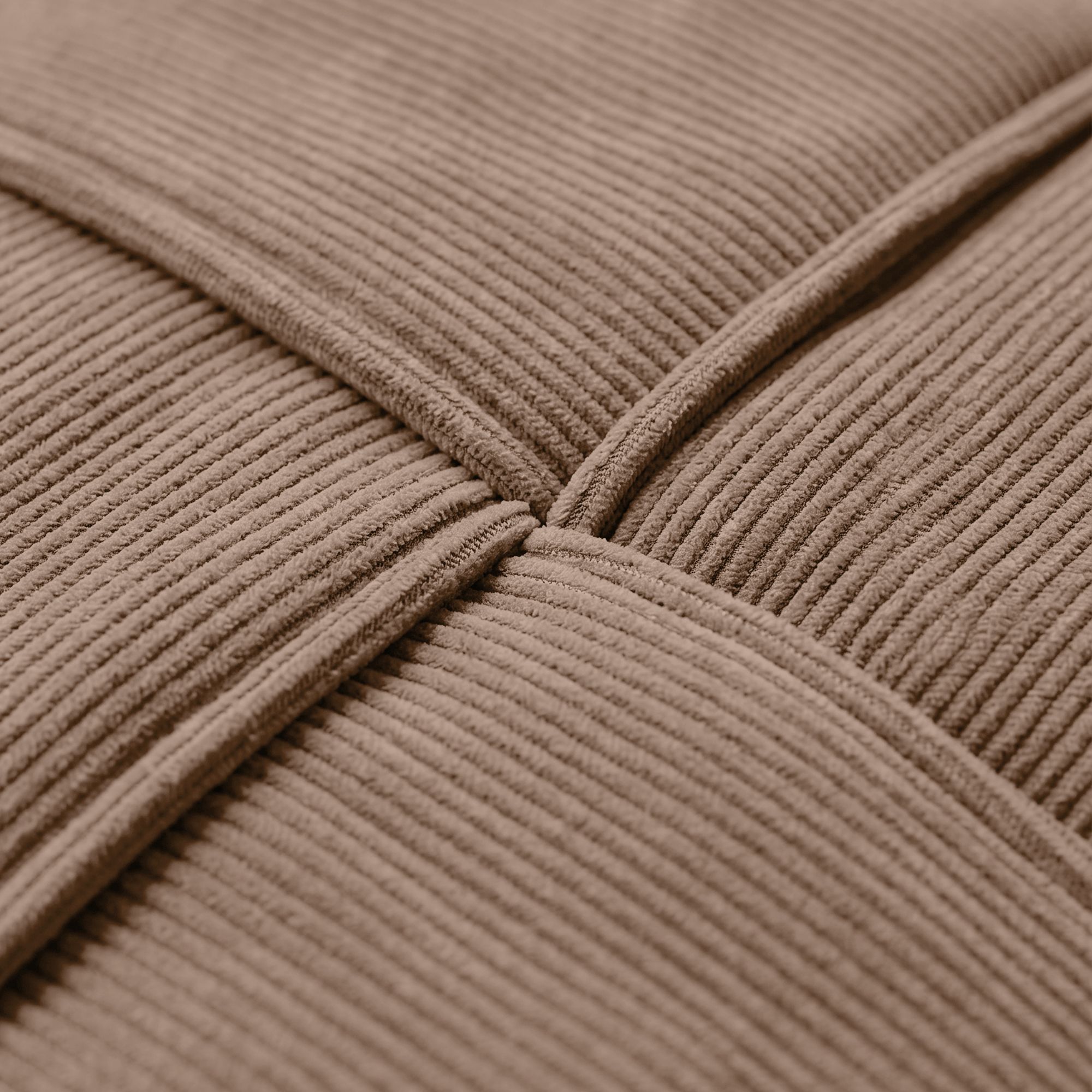 Tabouret en velours côtelé Forinta confortable et design