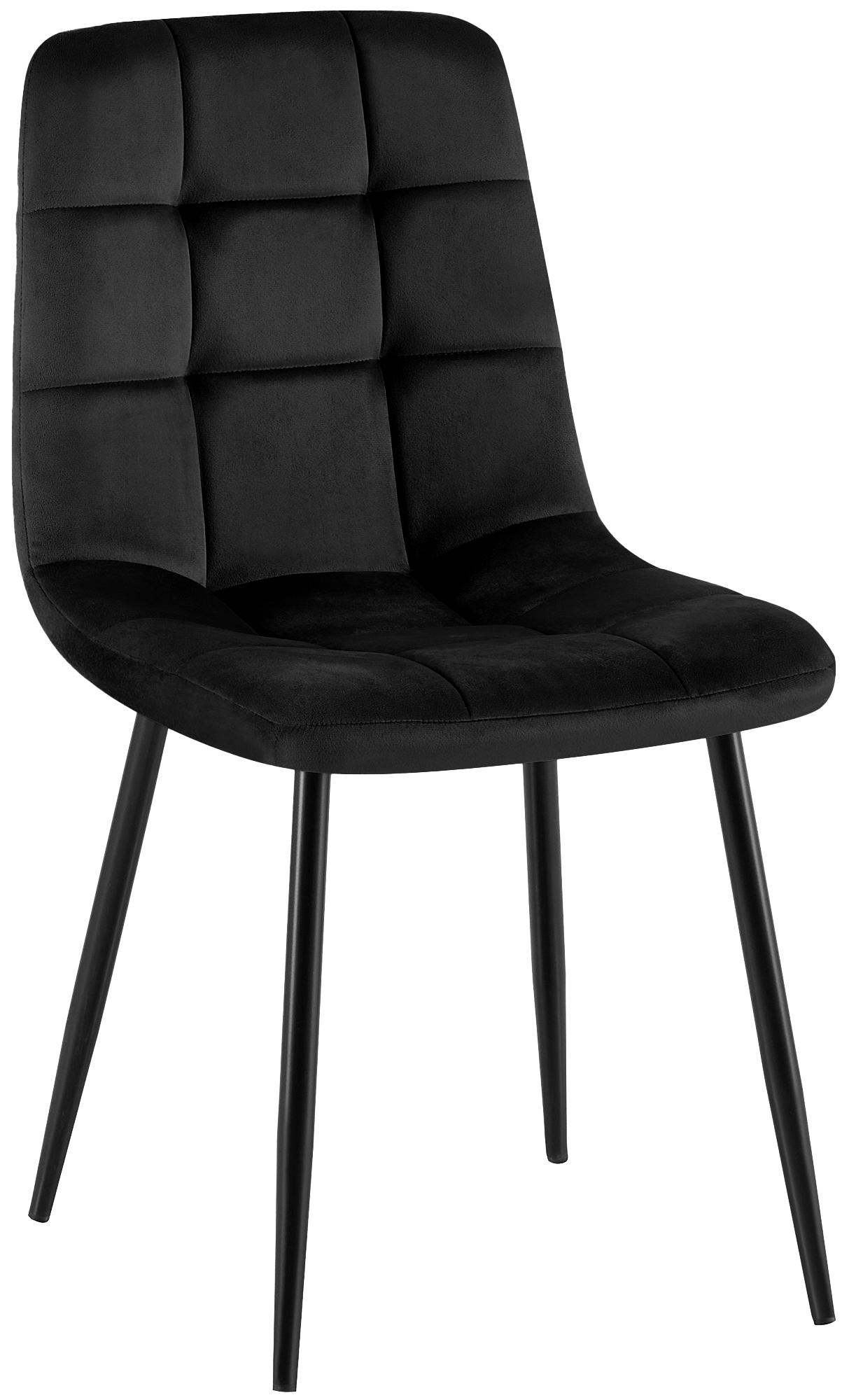 Chaise de salle a manger Antibes en velours