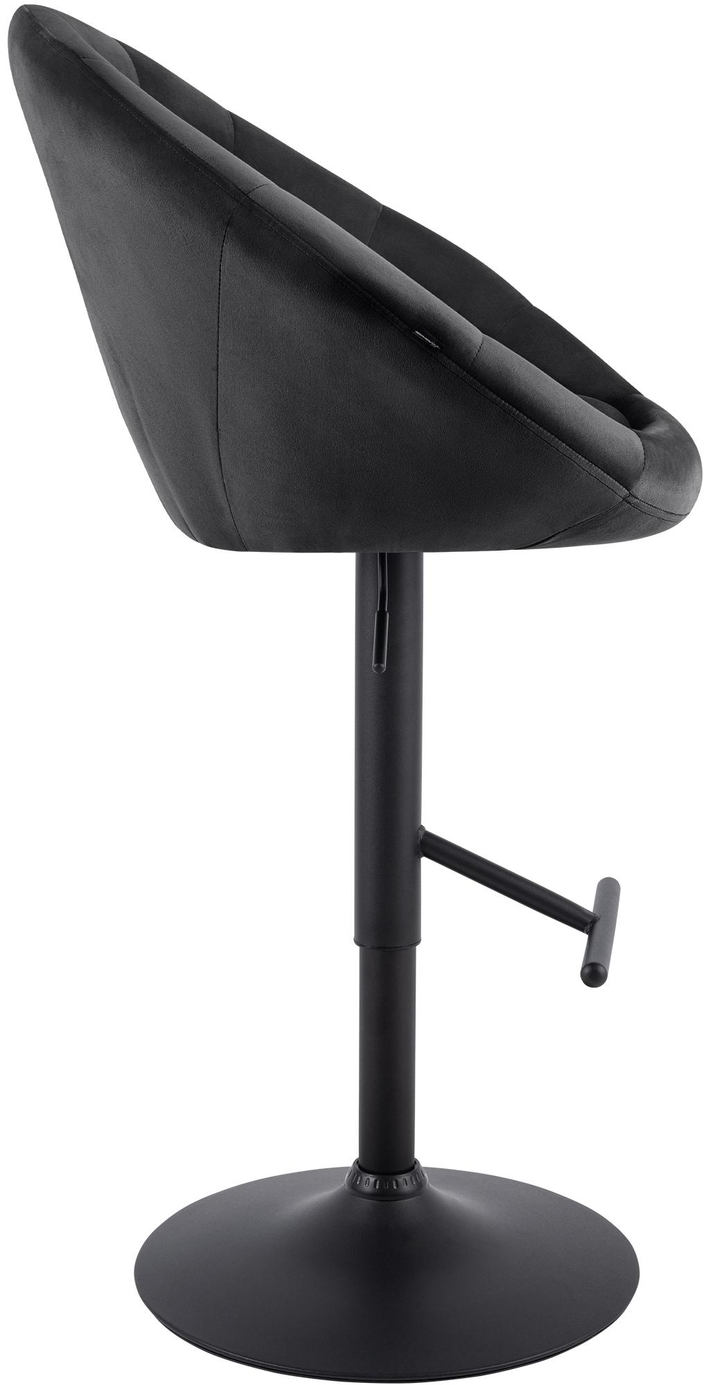 Tabouret de bar London en velours