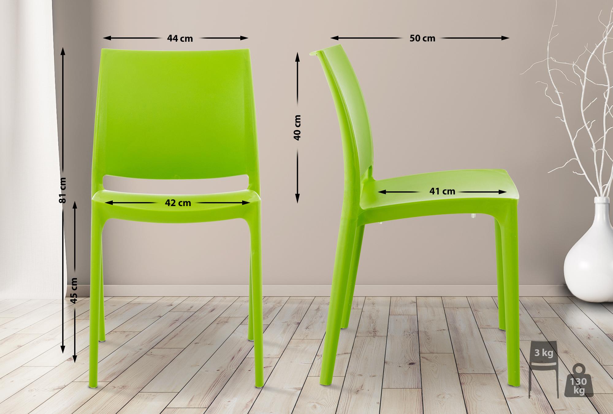 Lot de 4 chaises Maya