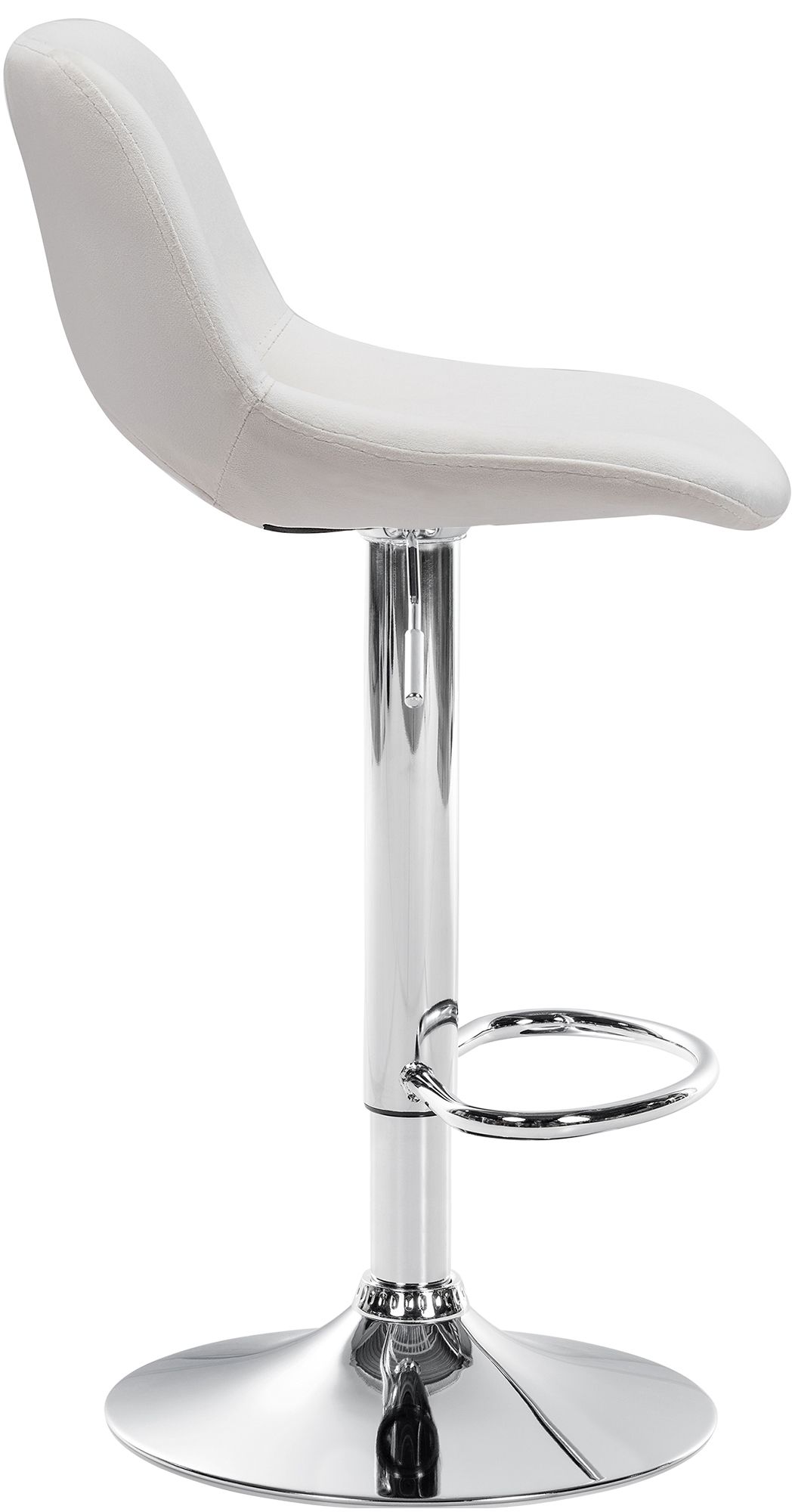 Lot de 2 tabourets de bar Camden velours