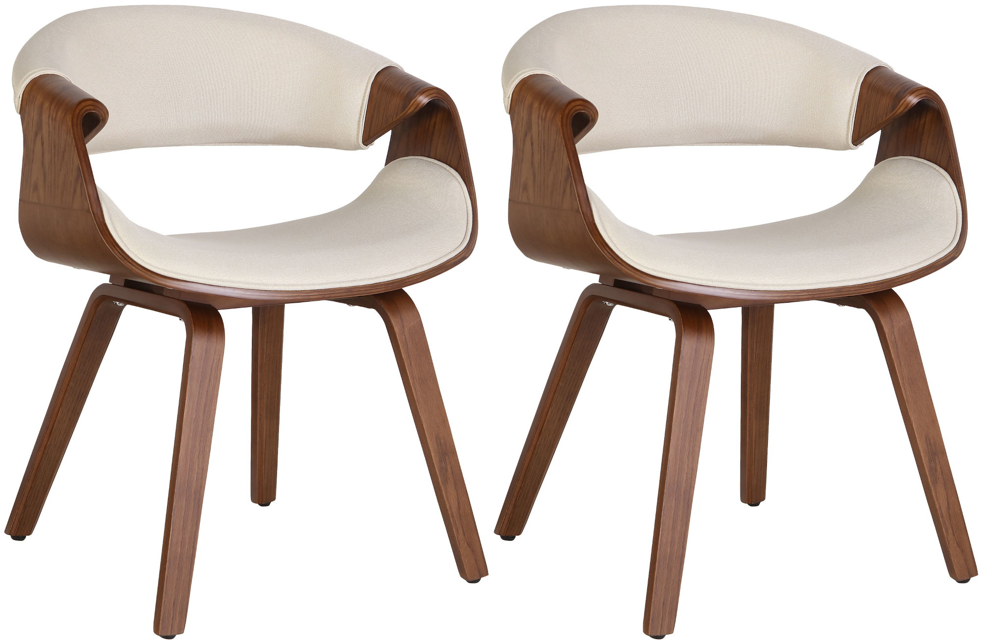 Lot de 2 chaises de salle à manger Foley
