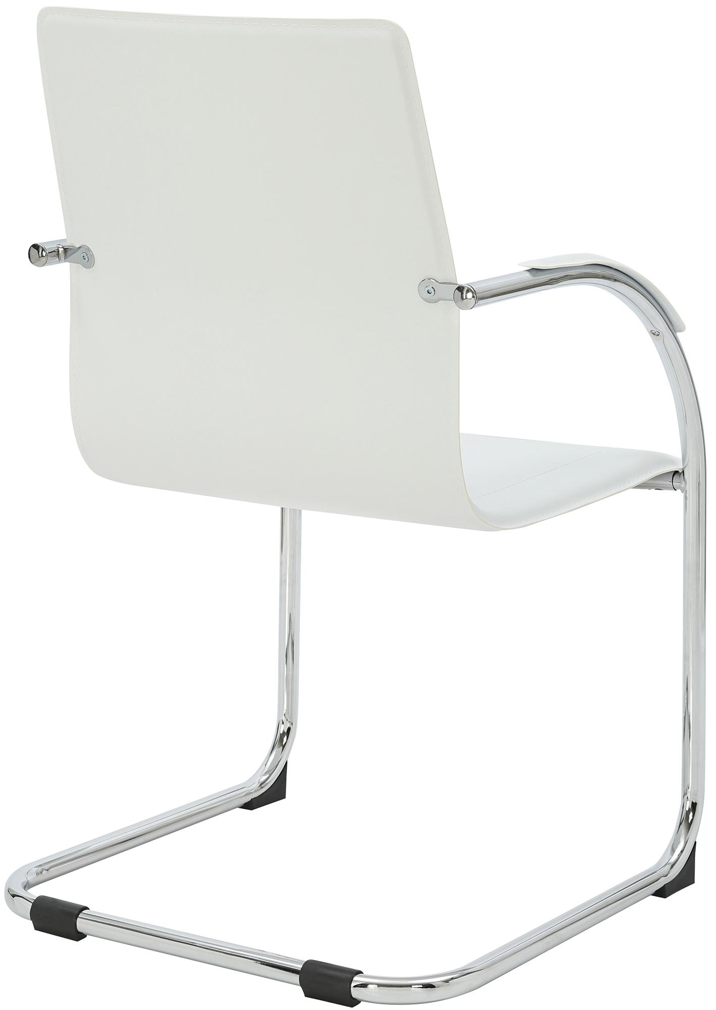 Chaise cantilever Noeleen en simili cuir