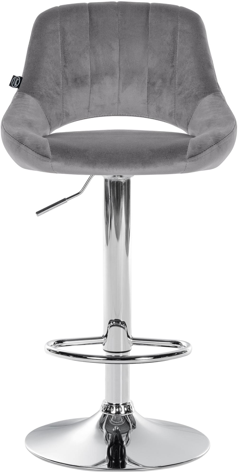 Tabouret de bar Milet en velours