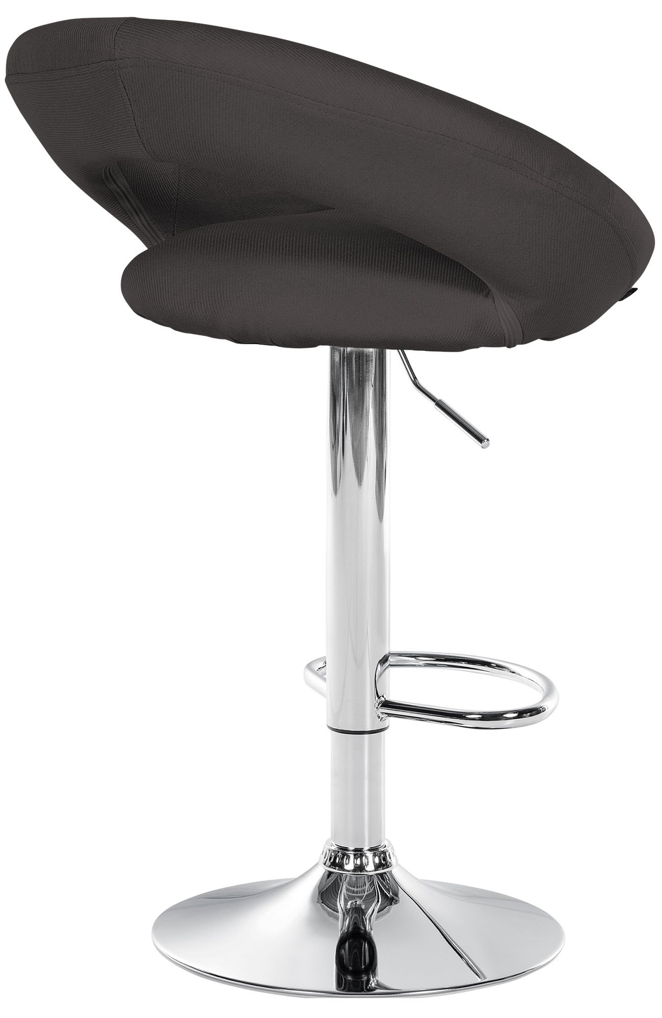 Lot de 2 tabourets de bar Olinda tissu