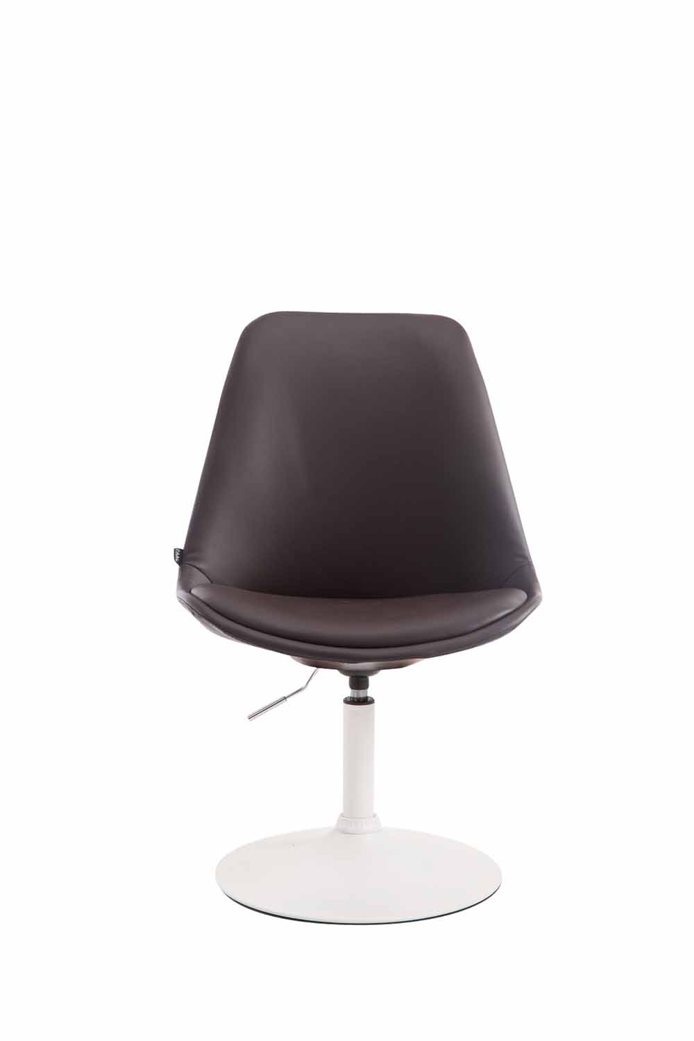 Chaise de salle à manger Maverick en similicuir avec pied trompette