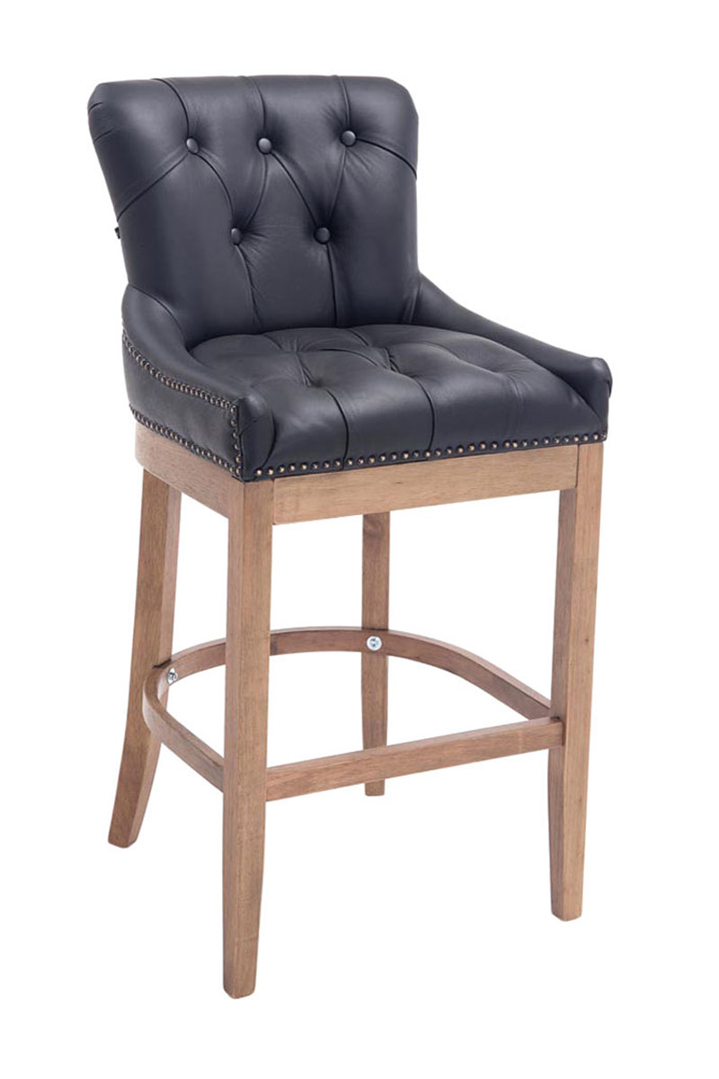 Lot de 2 Tabourets de bar Lakewood en véritable Cuir