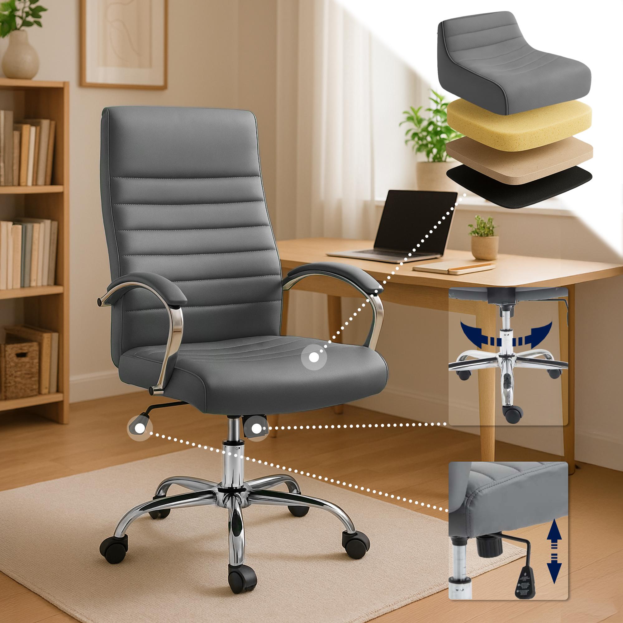 Fauteuil de bureau XL Valais similicuir