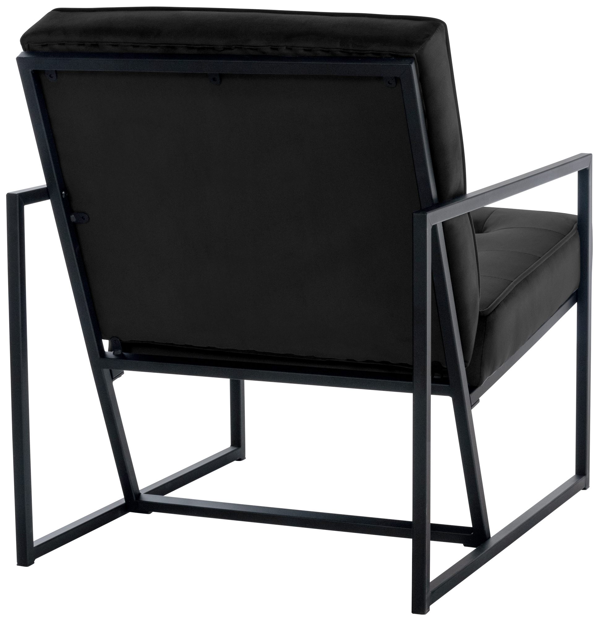 Fauteuil lounge Avon en velours