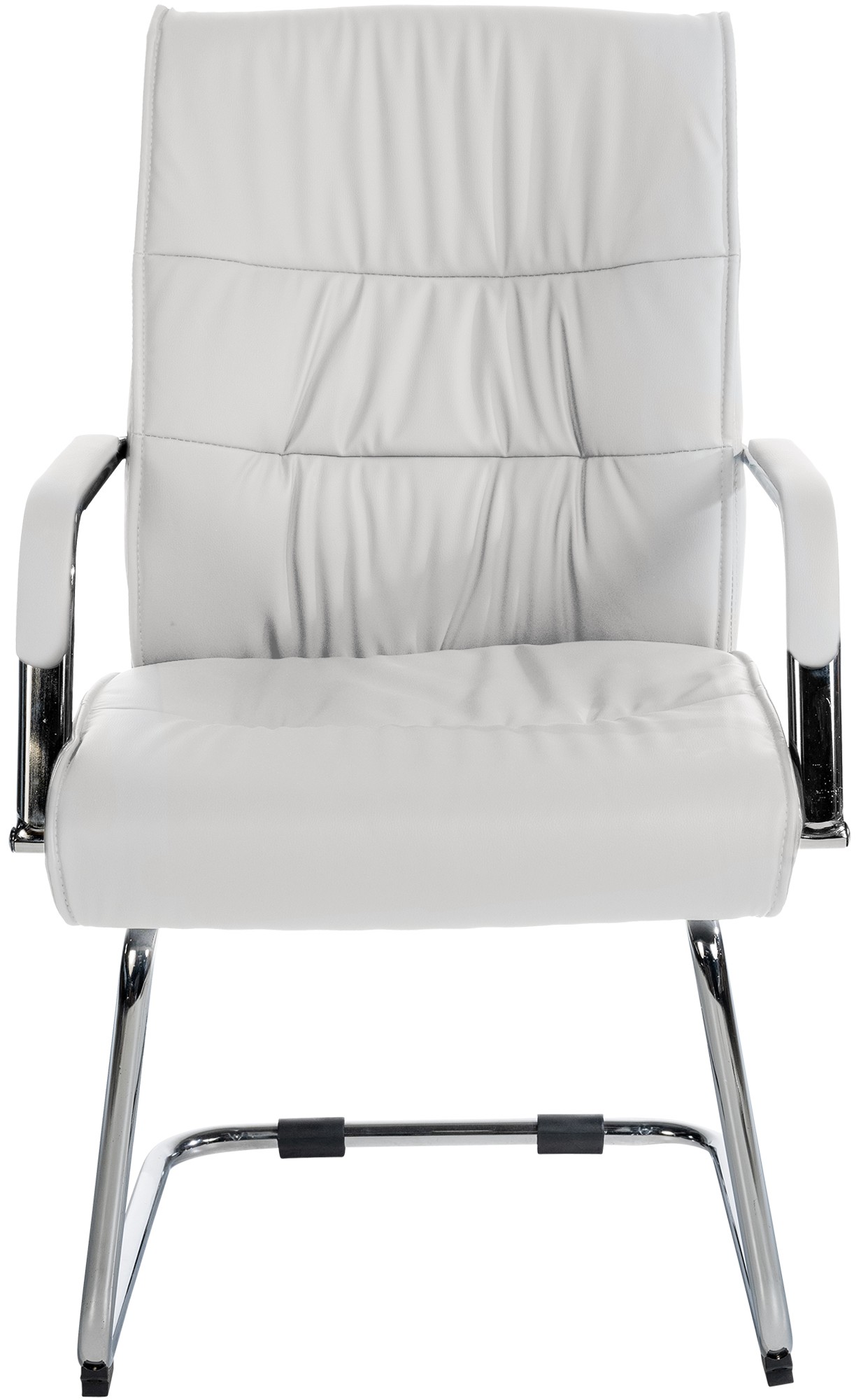 Lot de 2 Chaises Cantilever Sievert en similicuir avec accoudoirs