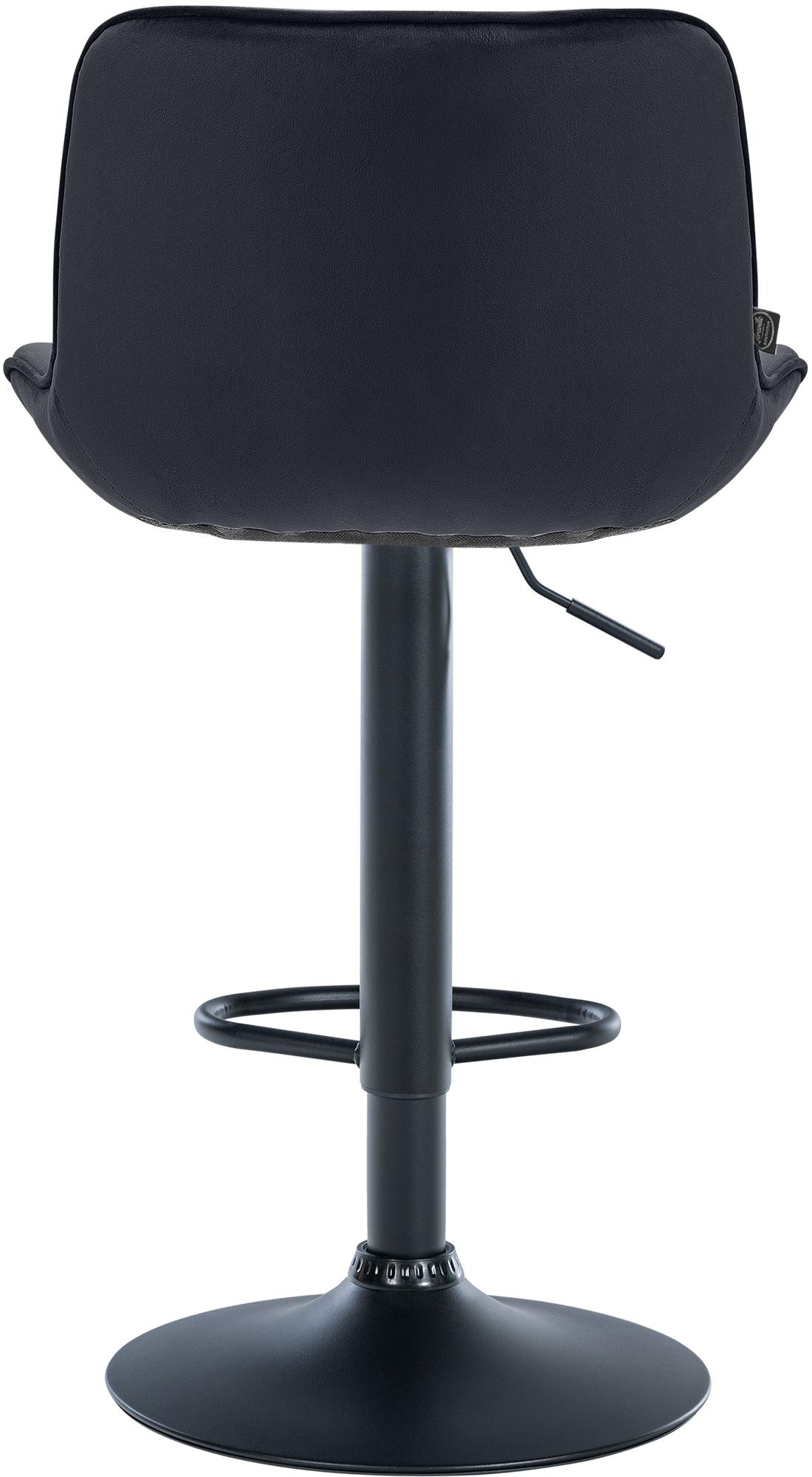 Lot de 2 tabourets de bar Vonore velours